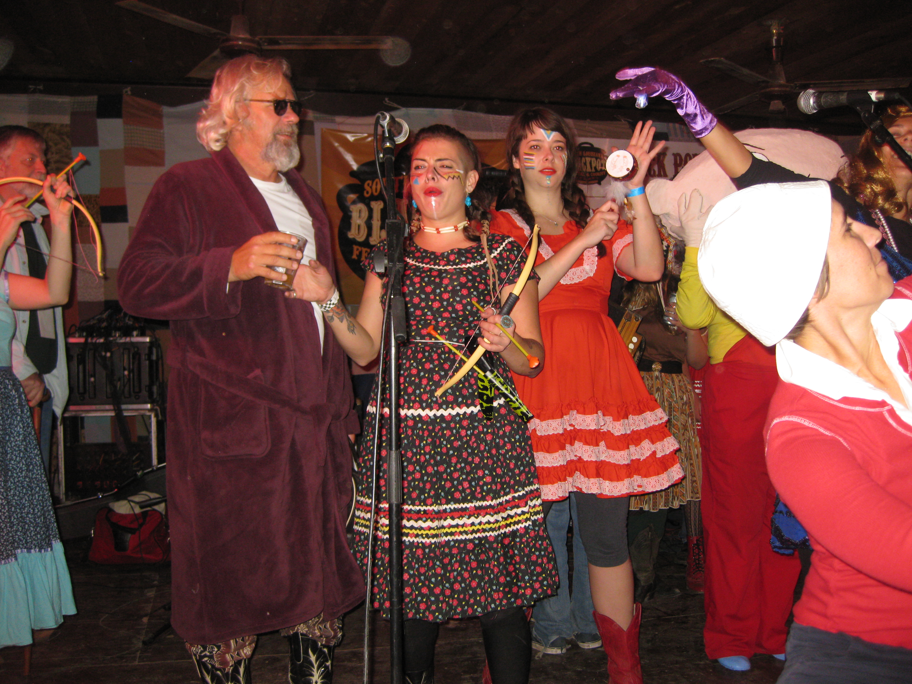 Acadian Village, Lafayette, Louisiana. Blackpot Festival