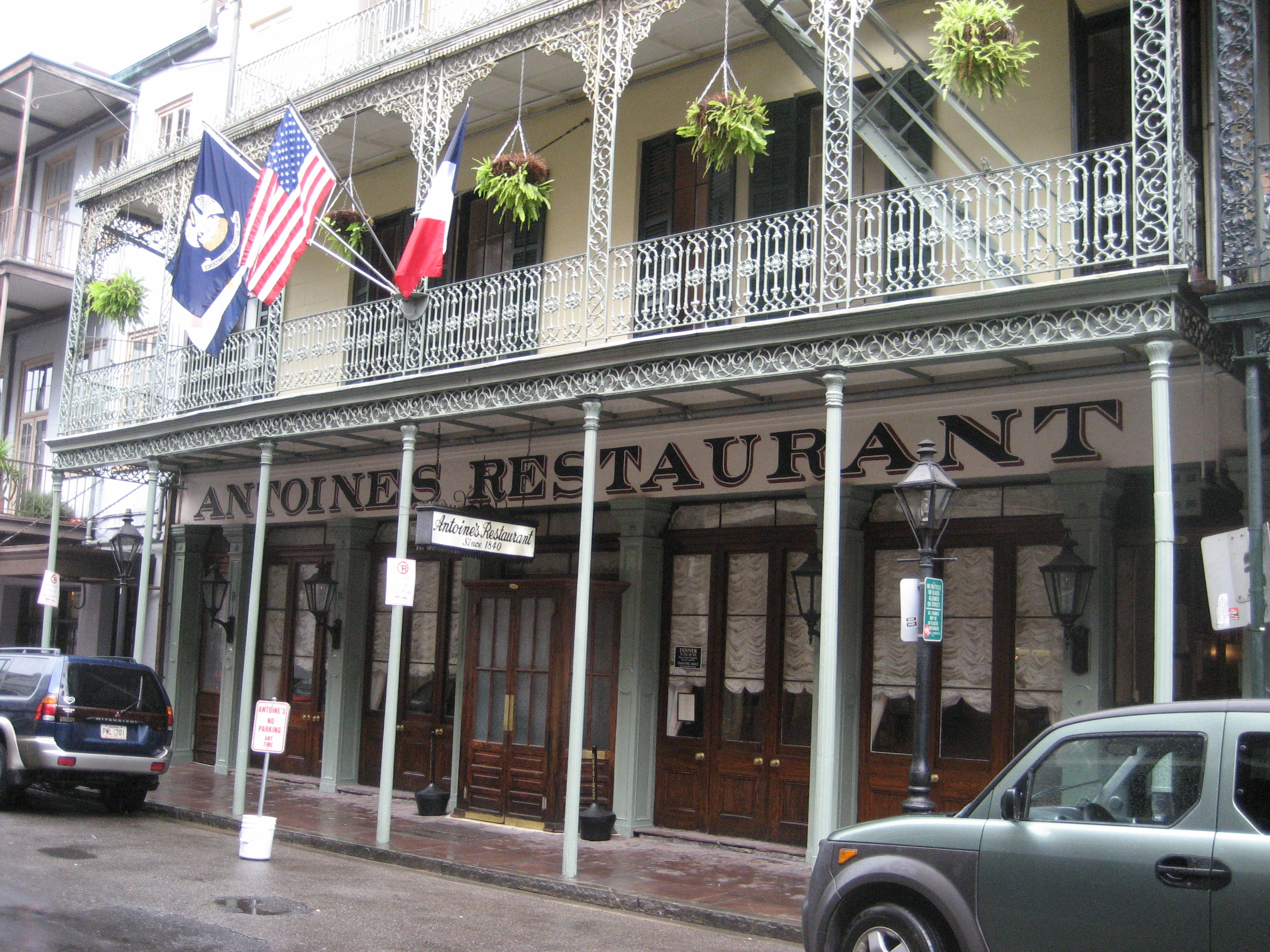 New Orleans. Antoine's Restaurant in the French Quarter.