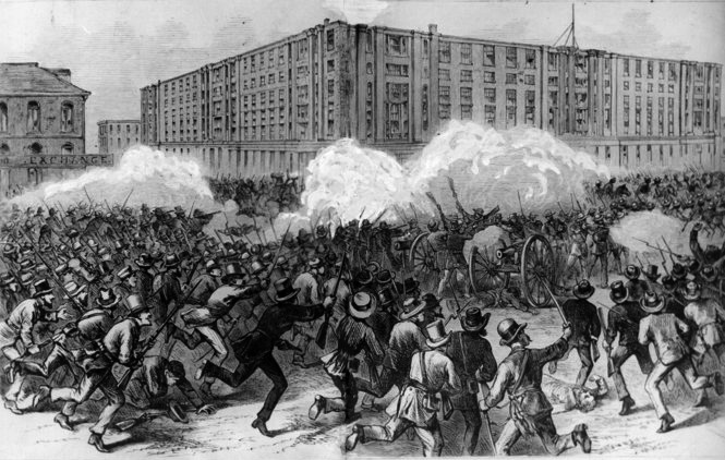 New Orleans 1874, during post-Civil War Reconstruction period. Clash between the (racially integrated) Police & their allies v/s the (segregationist) White League & allies on Canal Street