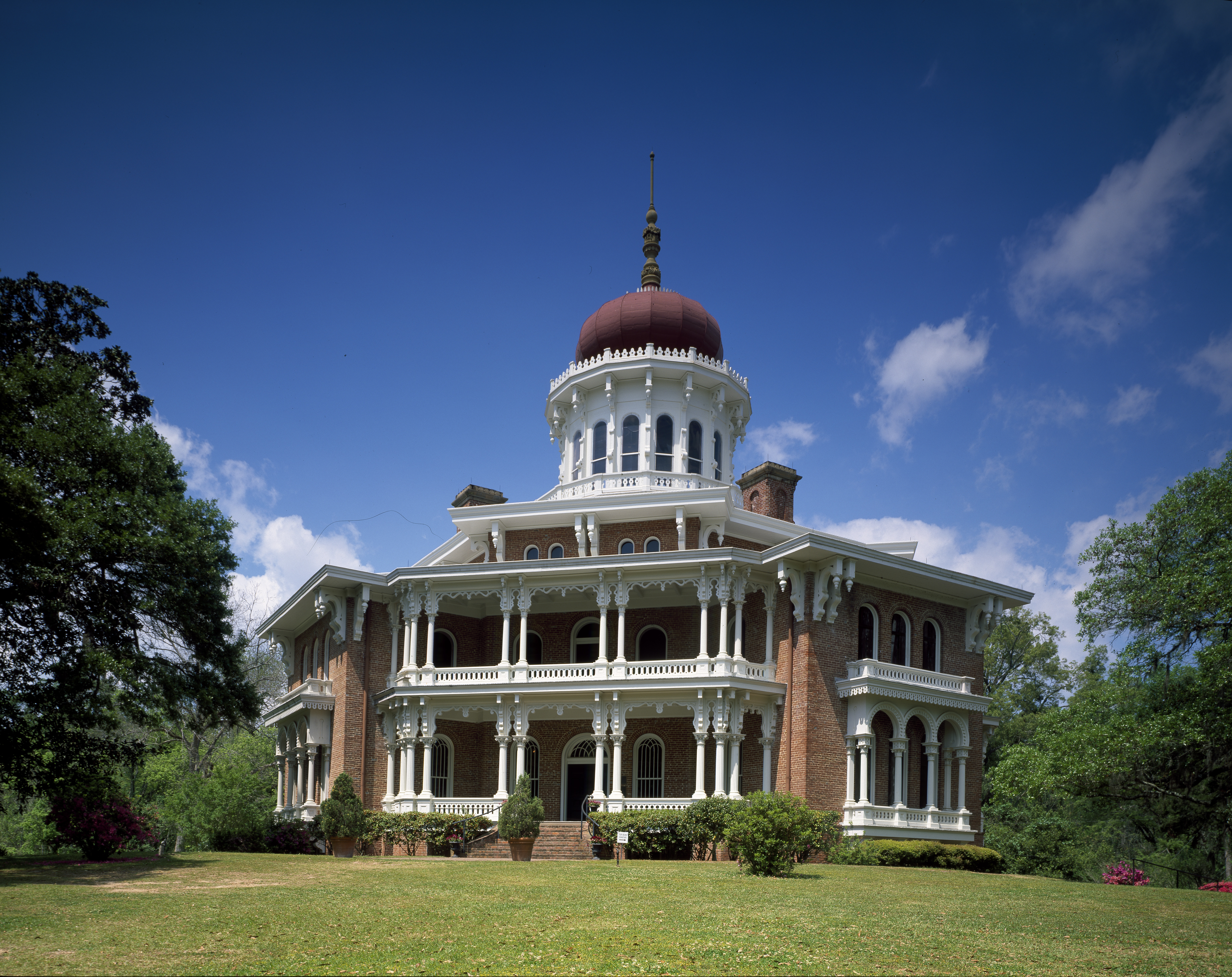 Longwood, the largest standing octagonal house in America. Natchez, Mississippi.