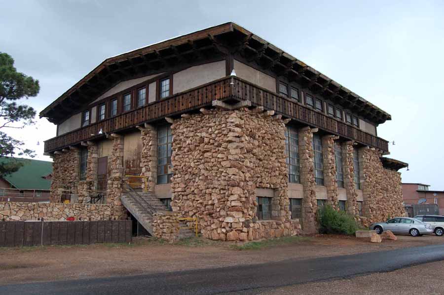 Grand Canyon Power House  — in Grand Canyon Village, South Rim of the Grand Canyon, Grand Canyon National Park, Arizona.
The stone power house is within the Grand Canyon Village Historic District, on the National Register of Historic Places in Grand Canyon National Park.