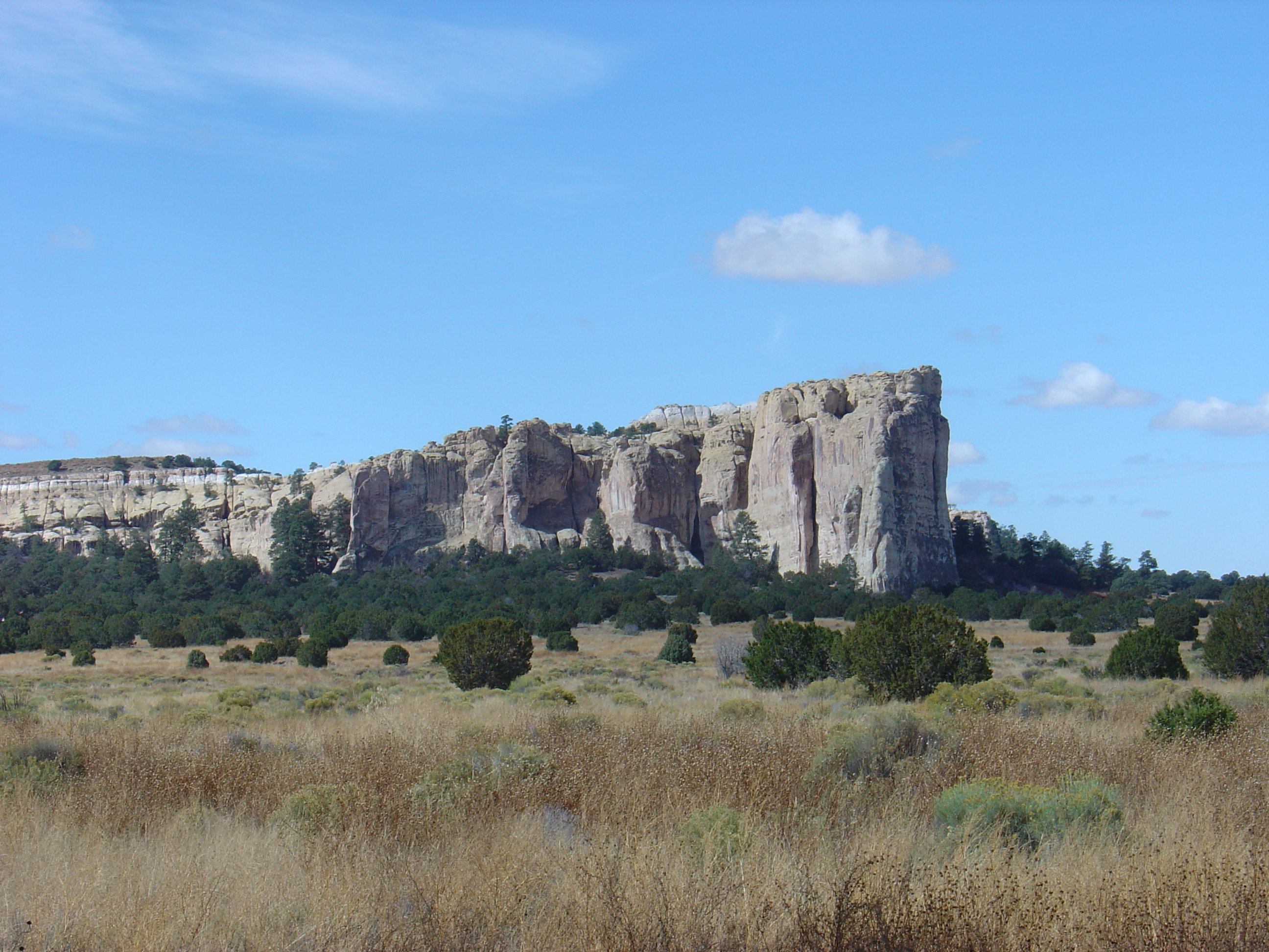 El Morro National Monument in New Mexico, US.