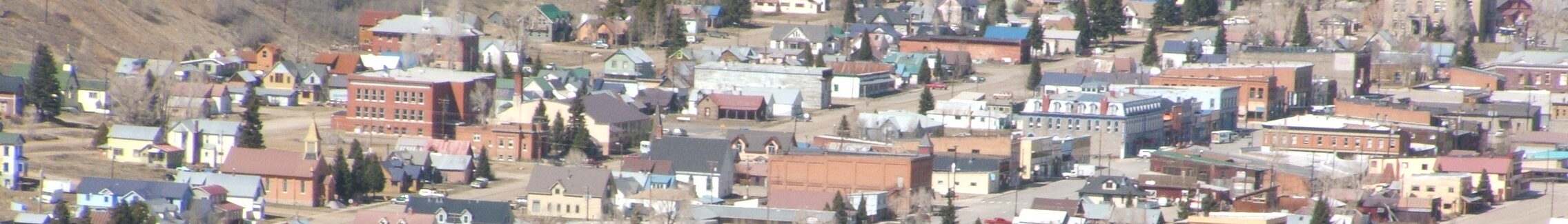 Silverton Colorado, seen from US 550.