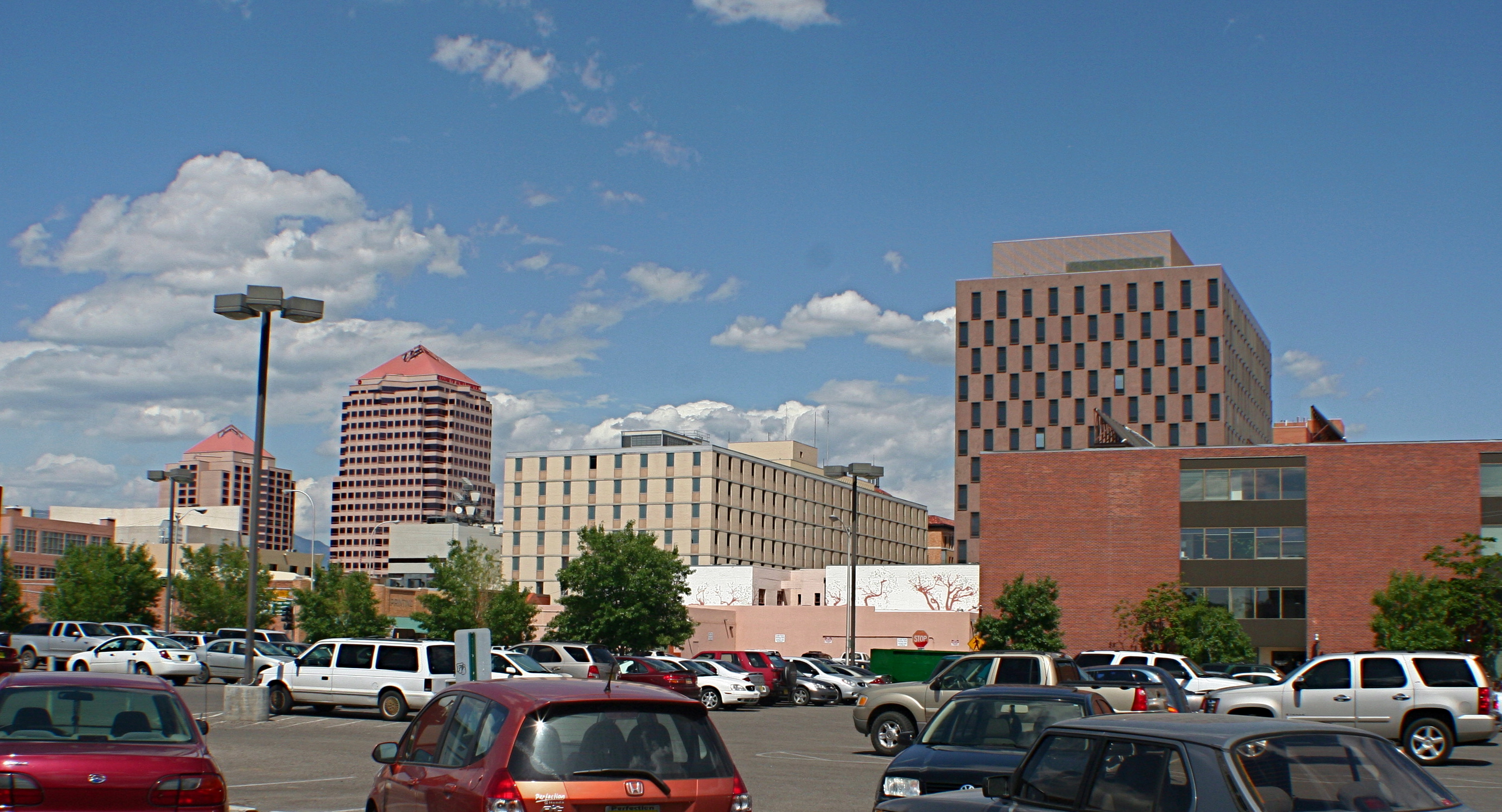 View of downtown Albuquerque skyline