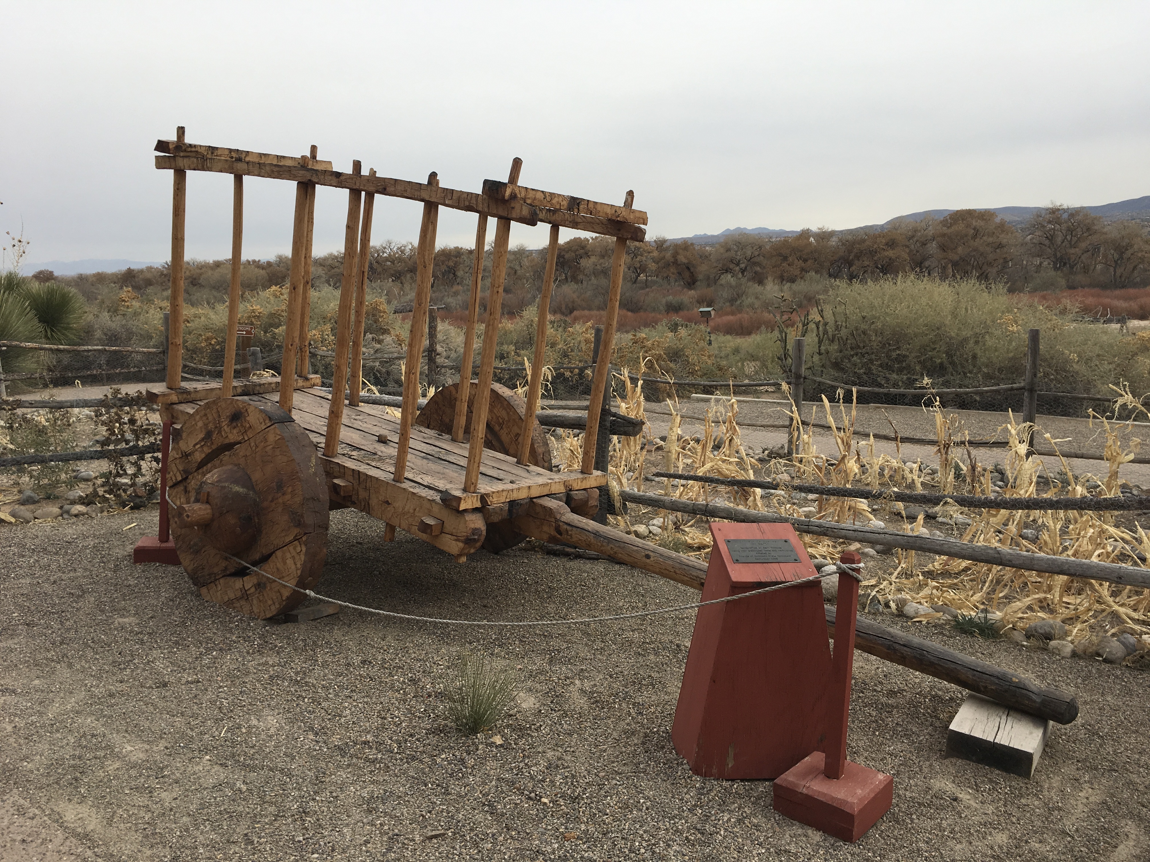 An example of a historic Spanish cart at Coronado Historic Site in Bernalillo, NM
Keywords: elca; el camino real de tierra adentro; nht; national historic trail; bernalillo; nm; new mexico; sandoval county; coronado historic site; kuaua ruins; kuaua pueblo; cultural resources; new mexico historic site; national register of historic places; american indian; archaeological site; historic location; ruin; cultural object; plaque; facilities; structures; and assets; retracement trail; trail; natural resources; sandia mountains; high desert; education and interpretation; interpretive trail; (El Camino Real de Tierra Adentro Trail State)