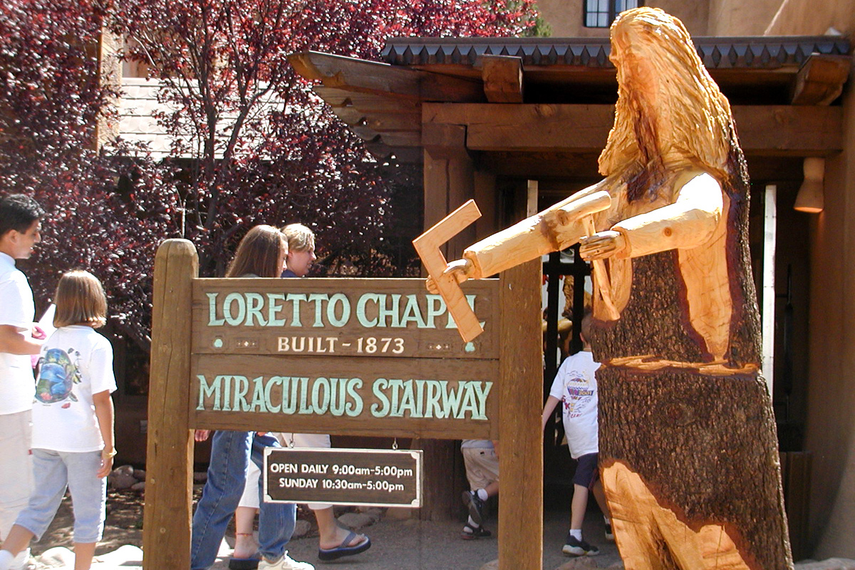 Sign of the Loretto Chapel