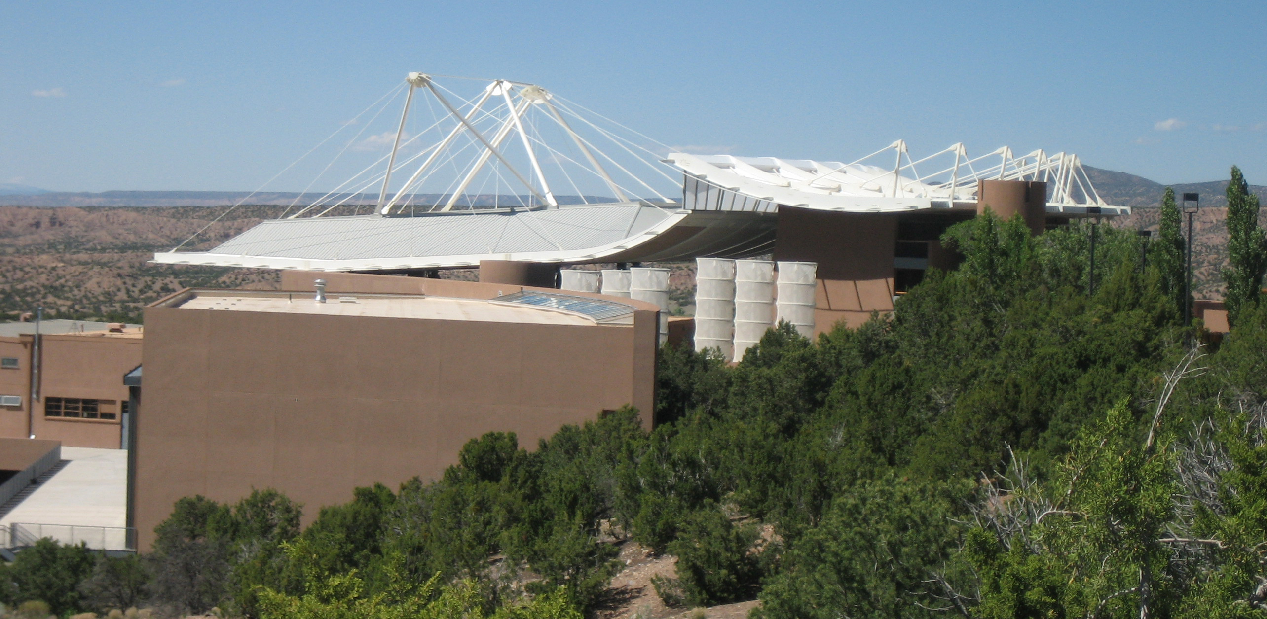 Santa Fe Opera House, built 1998, showing unusual roofline