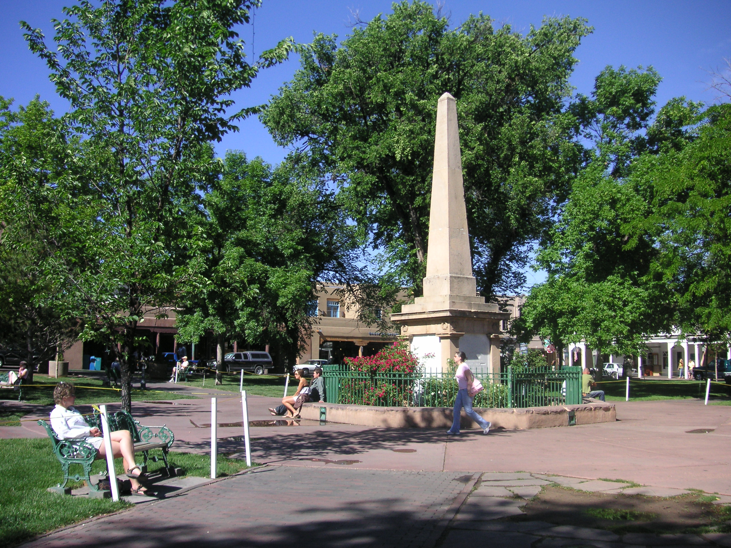 Santa Fe Plaza in 2006