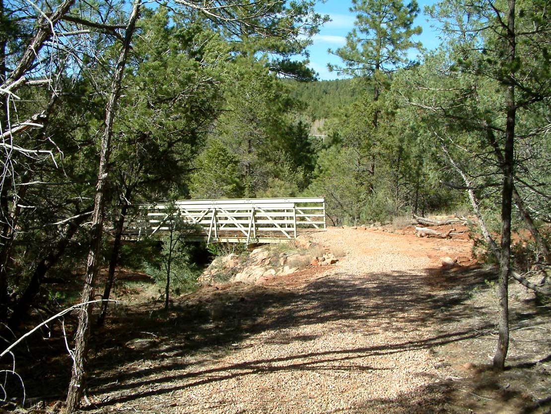 Battle of Glorieta Pass Battlefield, Pecos National Park, New Mexico, USA. Picture of the landscaping at the battle site