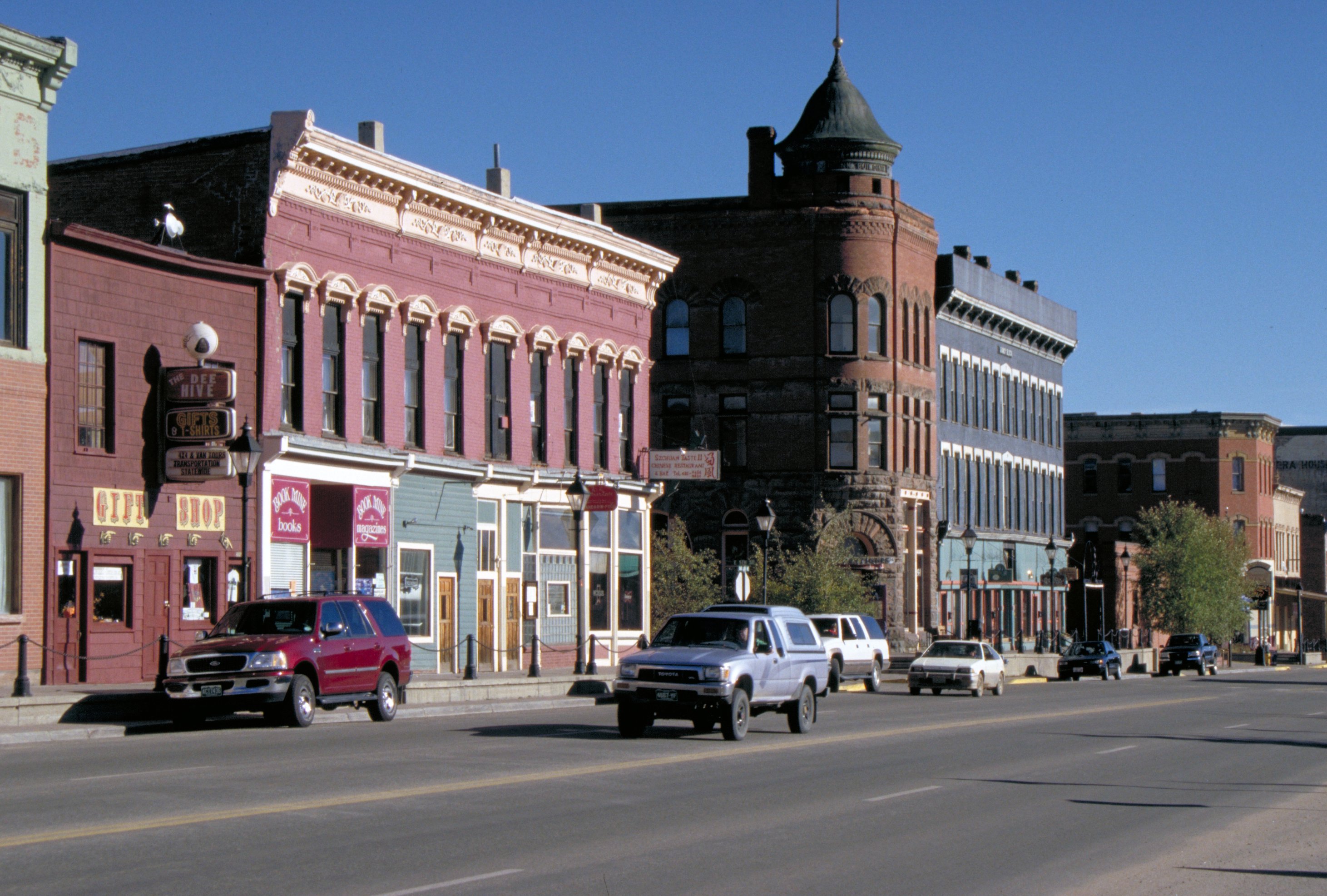 Buildings in downtown w:Leadville, Colorado, USA