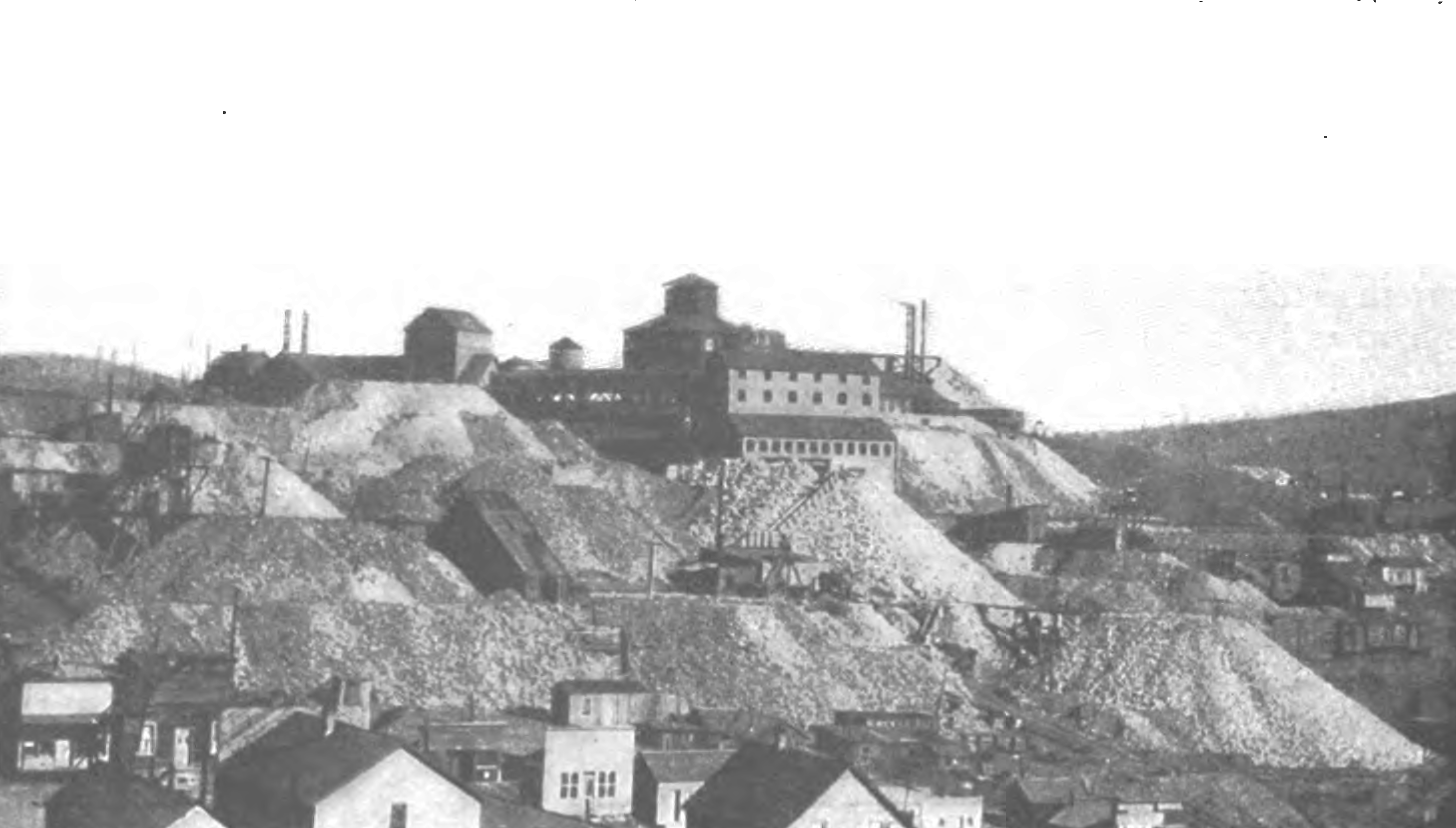 The Vindicator mine, Cripple Creek district, Colorado, site of a deadly explosion in 1903.