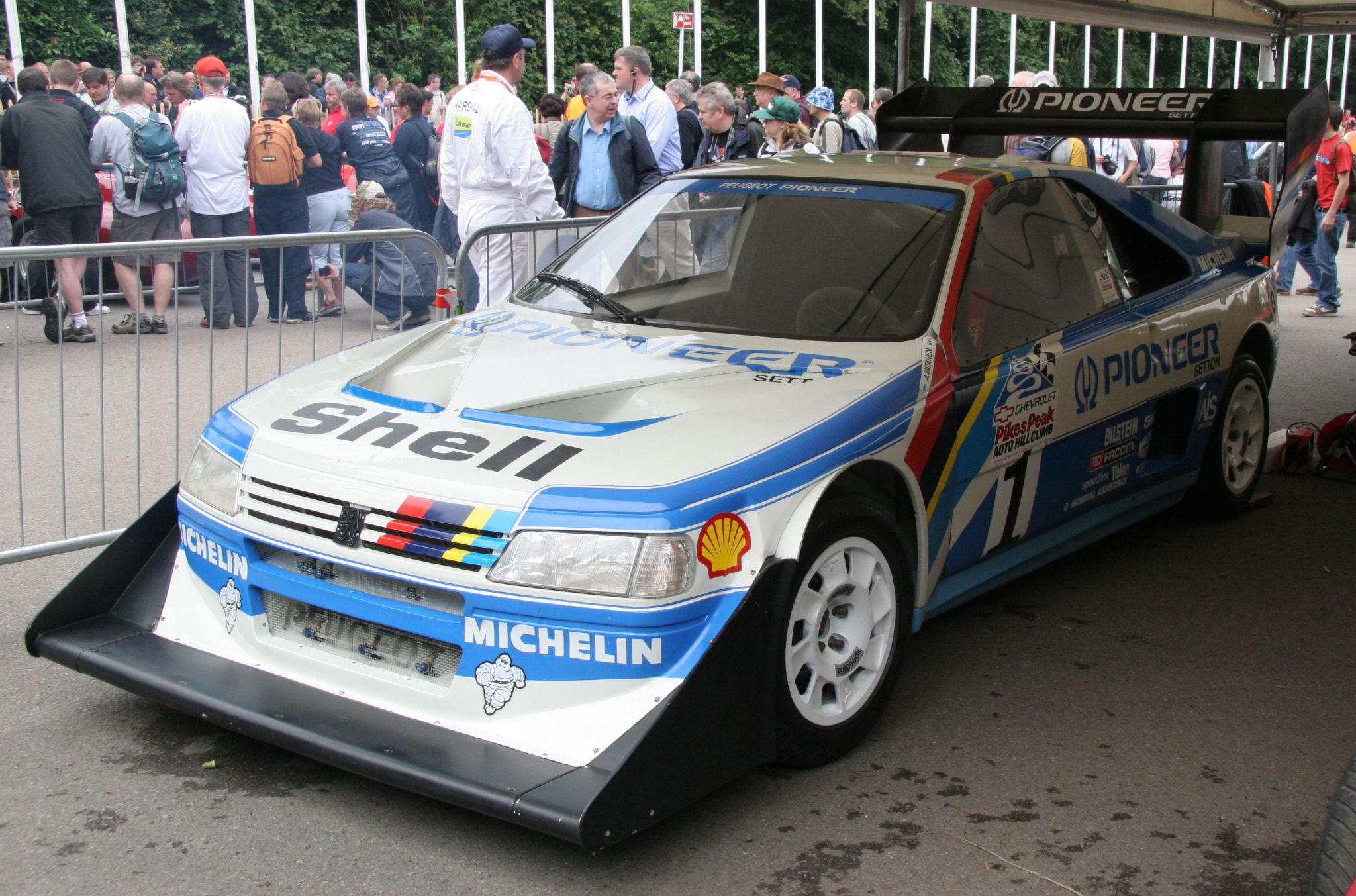A Peugeot 405 T16 Pikes Peak