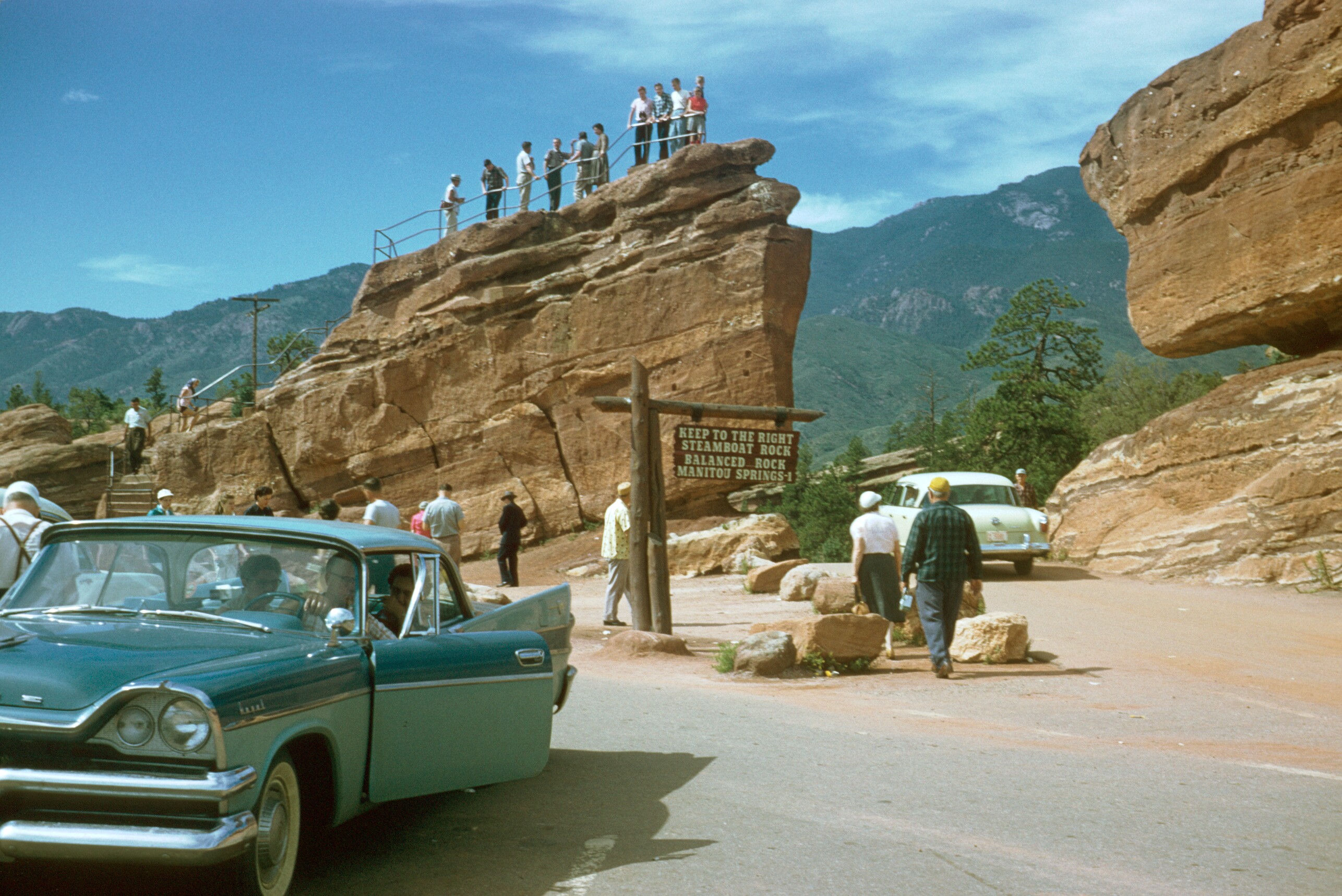 "Garden of the Gods", Colorado, 1950s

Other images by this contributor - http://en.wikipedia.org/wiki/User:Sba2