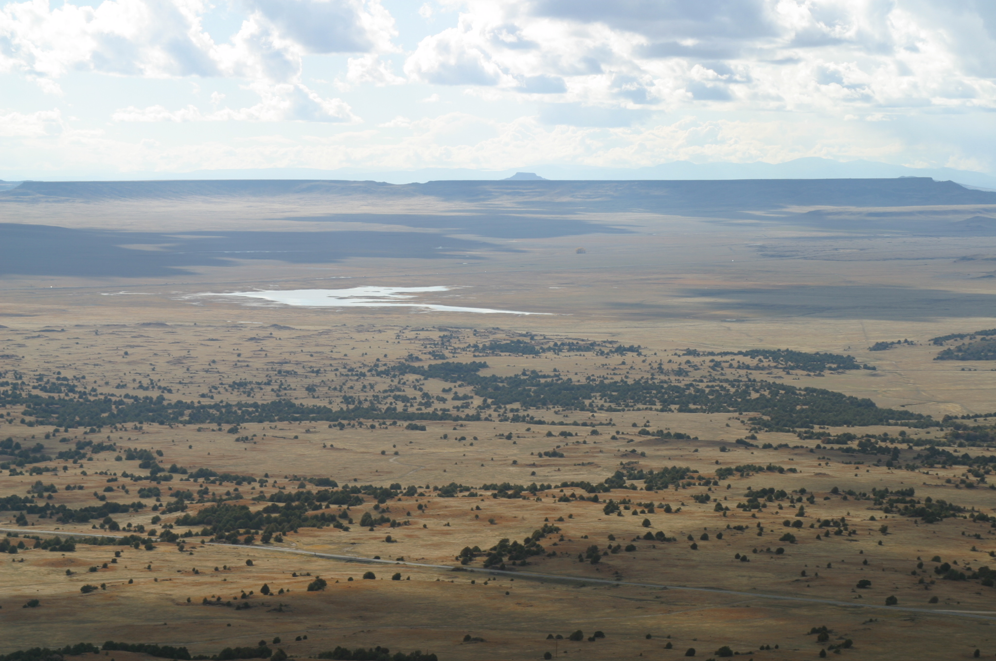 View from the summit  of Capulin Volcano, New Mexico