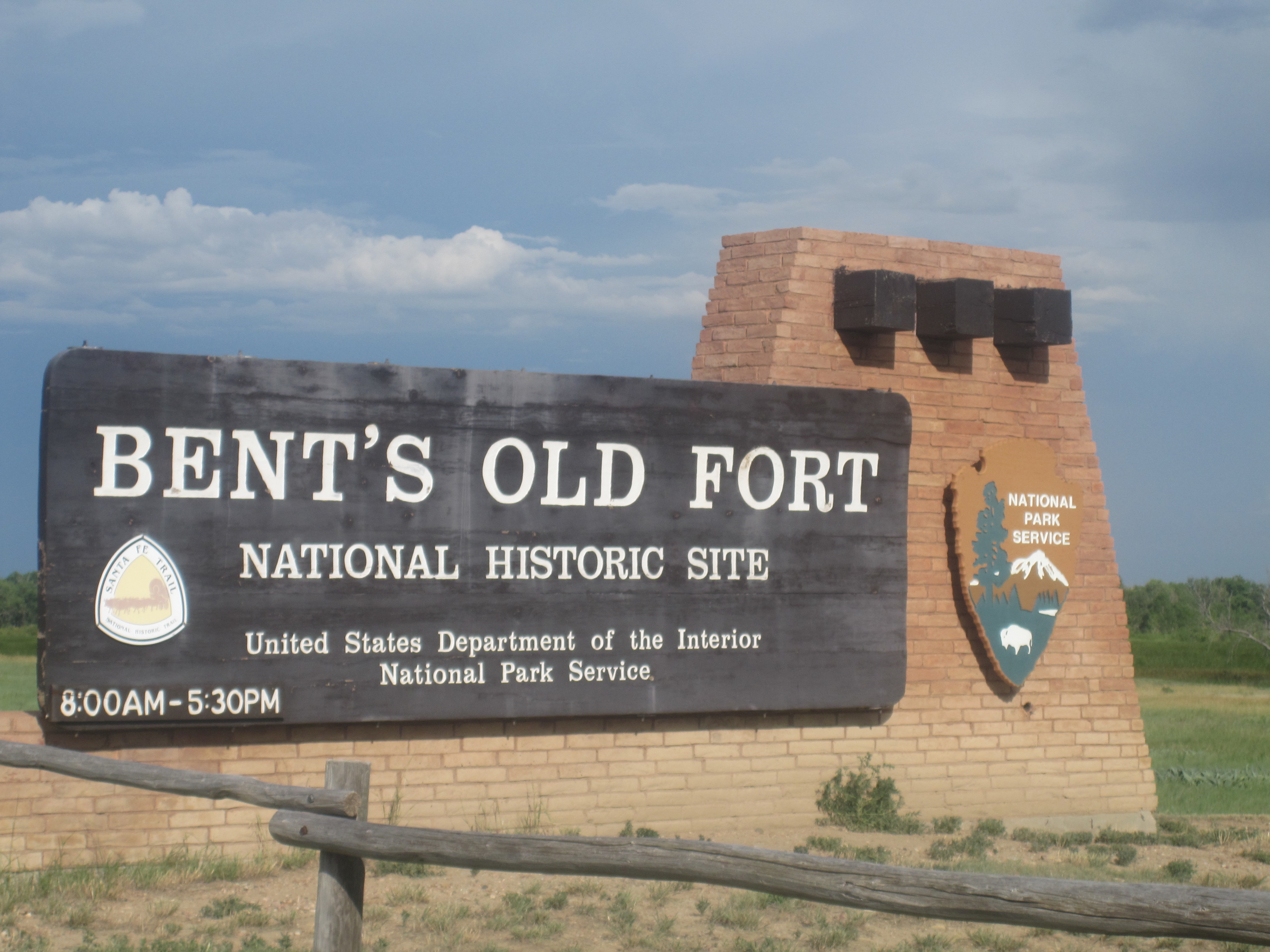 I took photo with Canon camera at Bent's Old Fort west of Las Animas, CO.