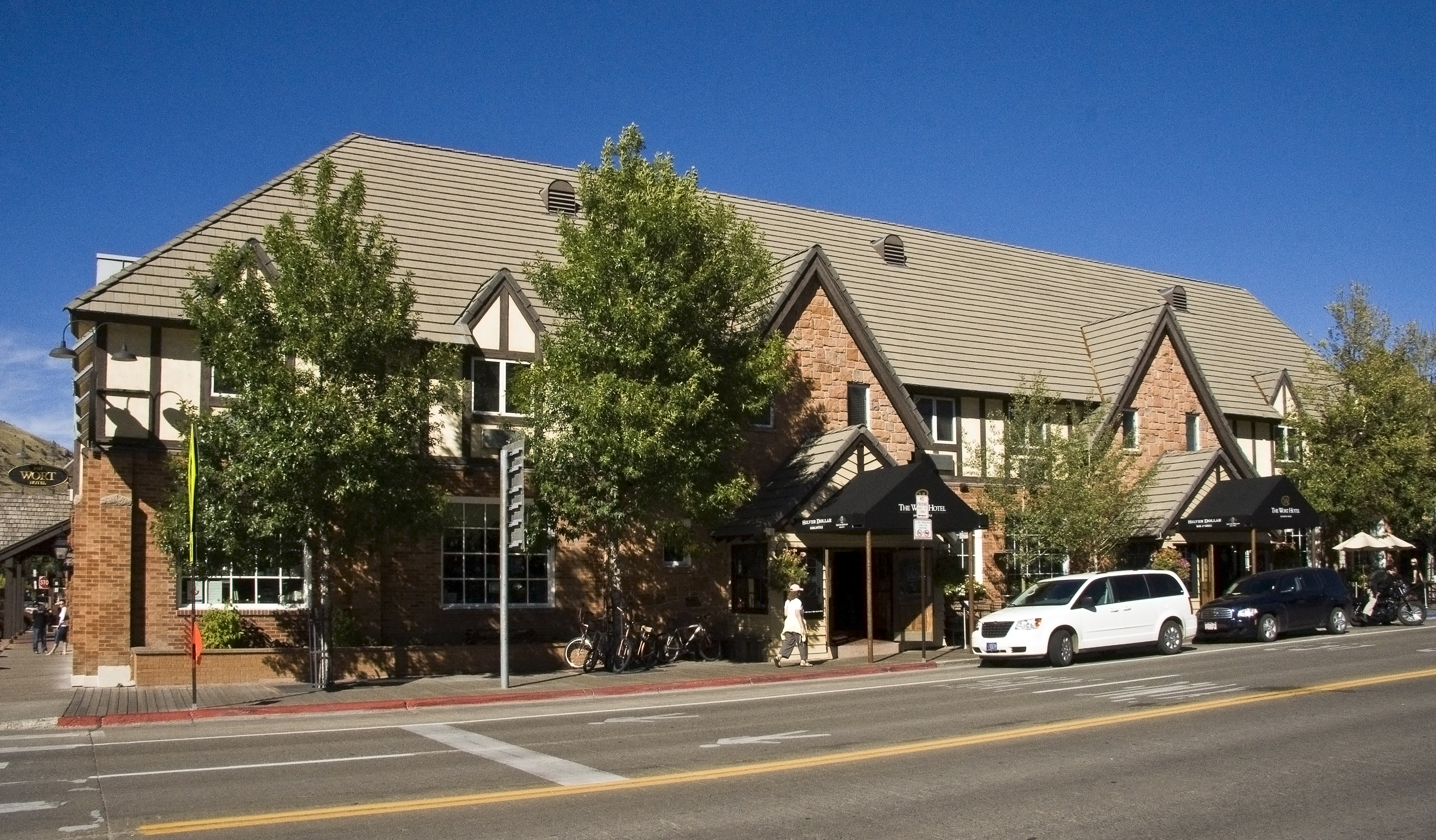 Wort Hotel, Jackson, Wyoming, USA. Listed on the National Register of Historic Places.