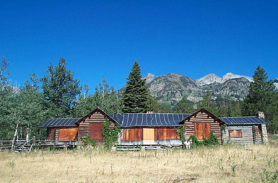 White Grass Dude Ranch Main Cabin, Grand Teton National Park, Wyoming, USA