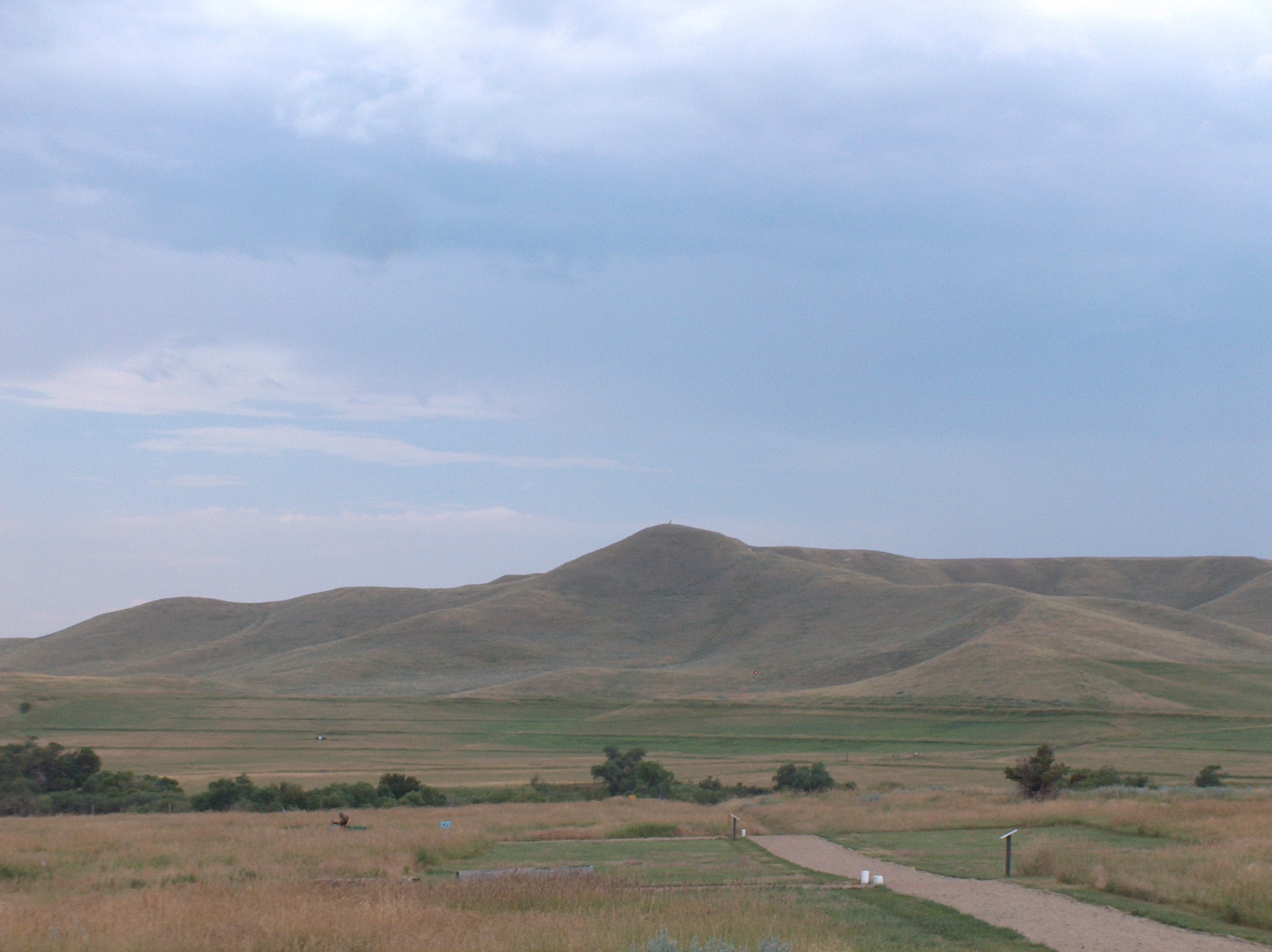 Pilot Knob(Pilot Hill), Fort Phil Kearney, between Buffalo and Sheridan, WY (photo: Gilles Coudert, 25 July 2007)