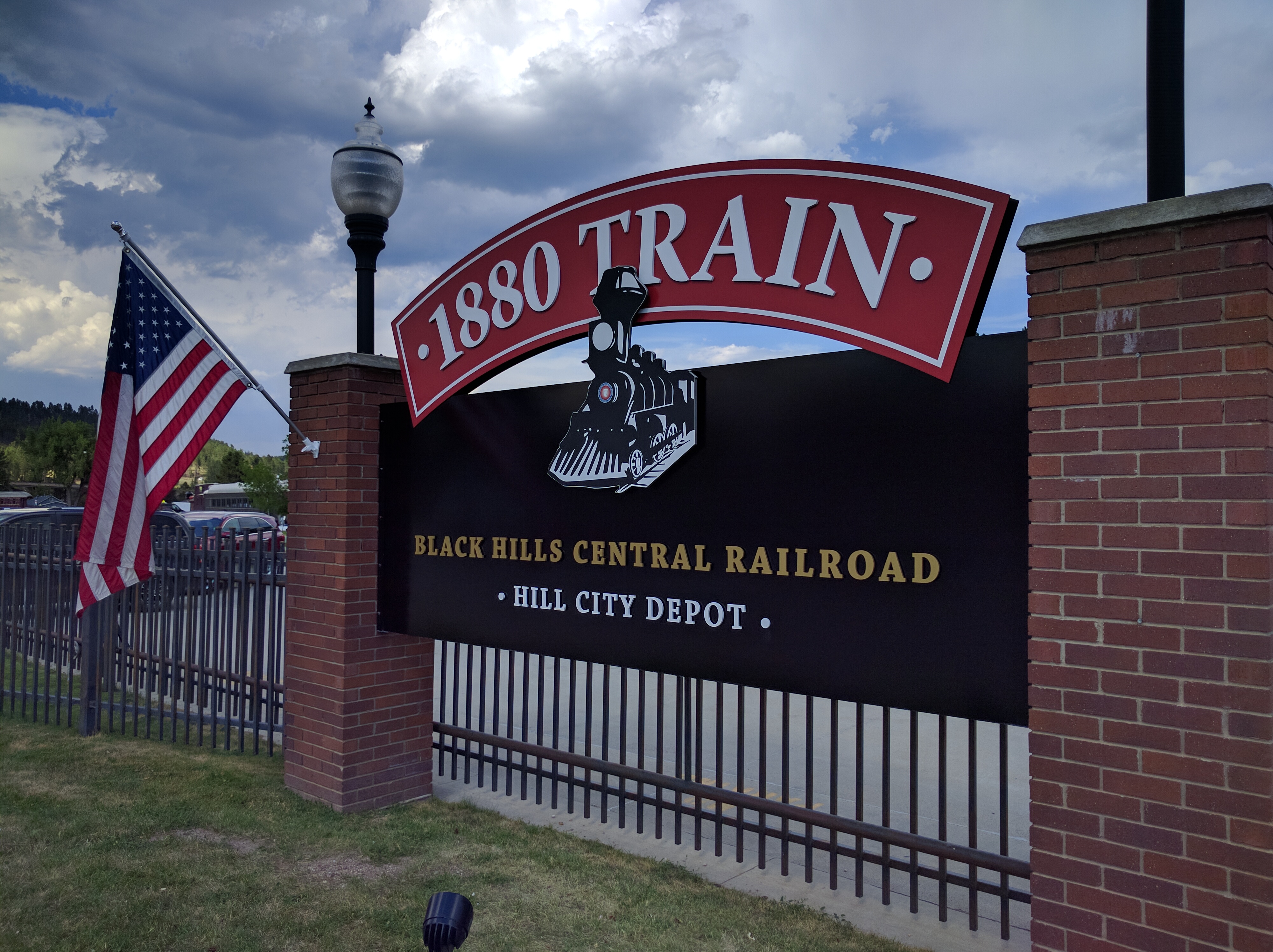 Black Hills Central Railroad depot in Hill City, South Dakota