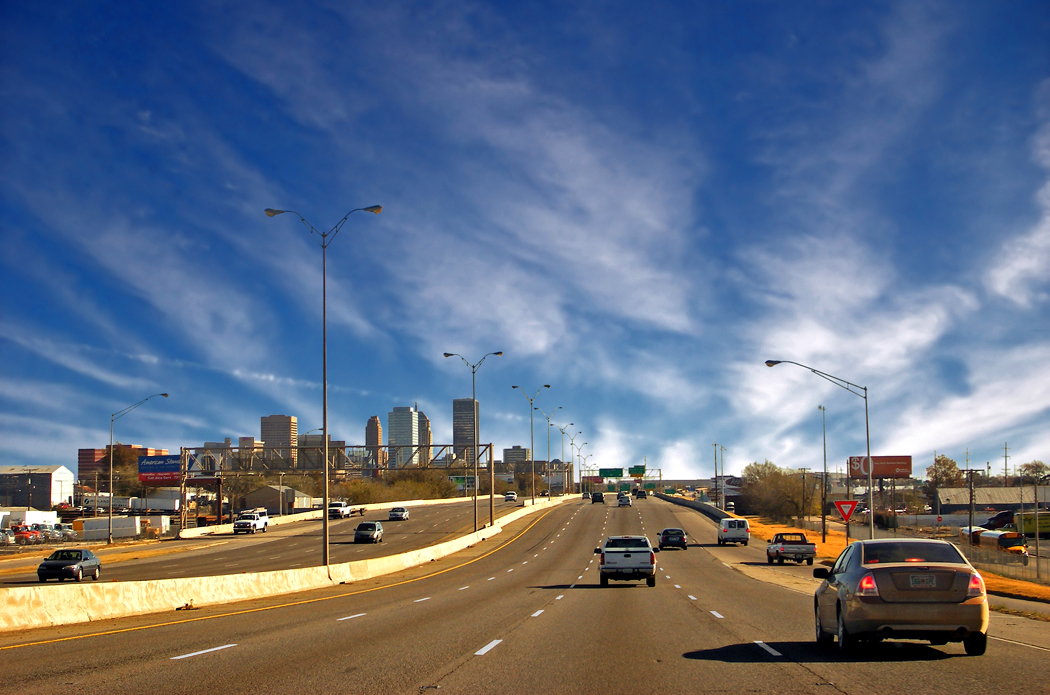 Interstate 40, Oklahoma City.
