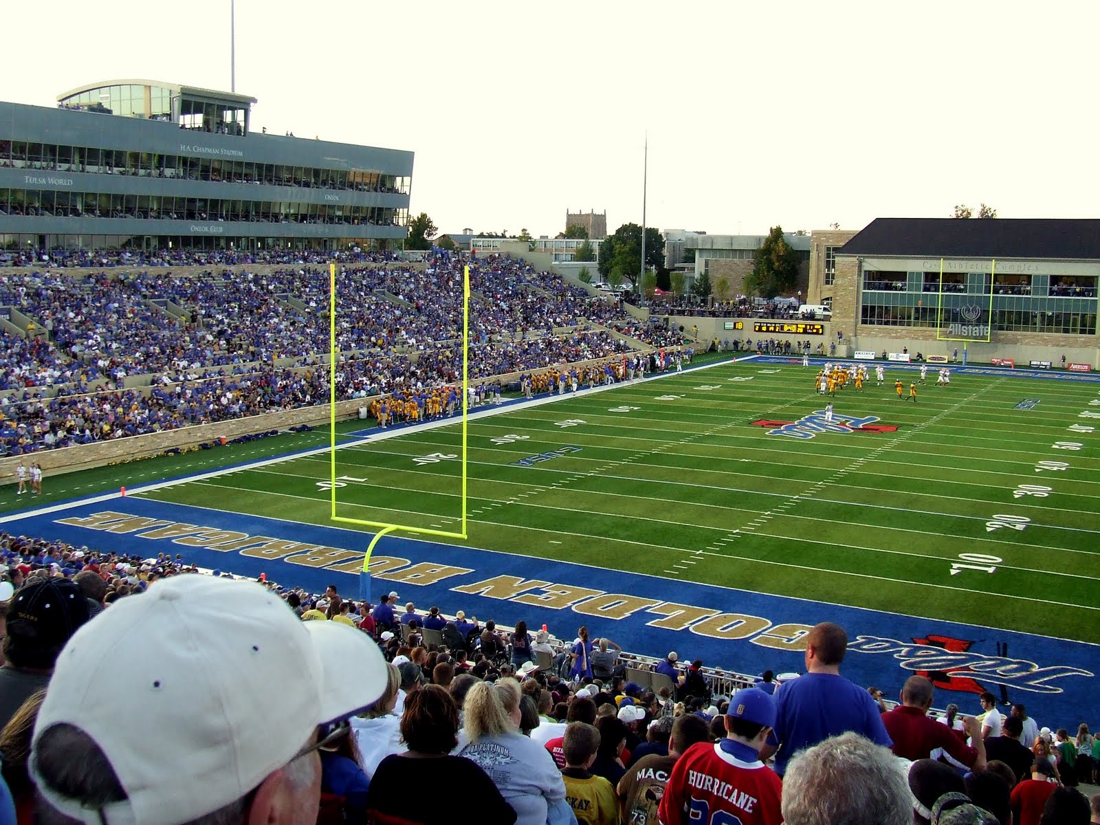 The University of Tulsa Golden Hurricane play the Bearkats of Sam Houston State on Skelly Field at H.A. Chapman Stadium (September 26th, 2009). The Tulsa Golden Hurricane win the game 56-3.