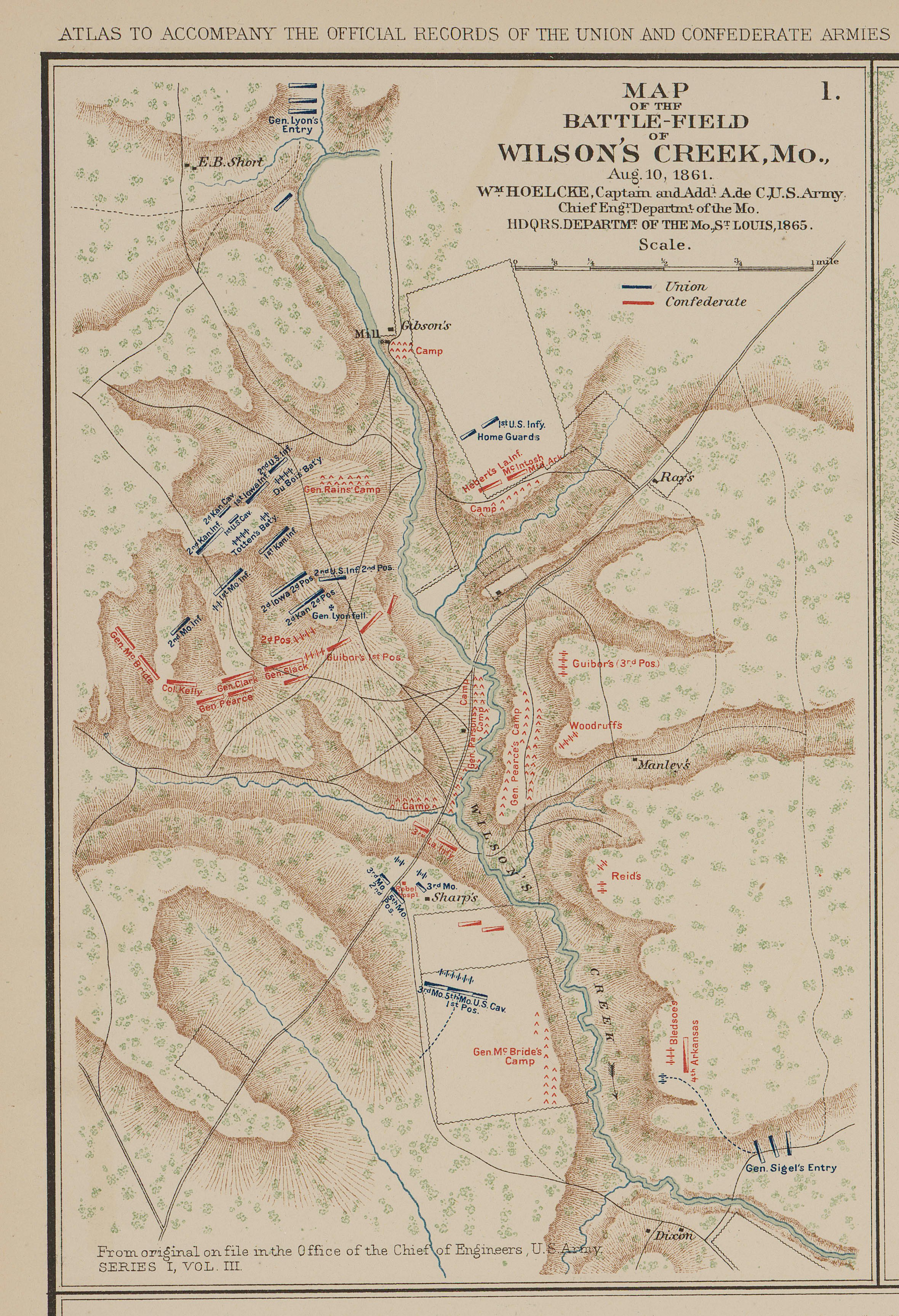 BATTLE OF WILSON'S CREEK.