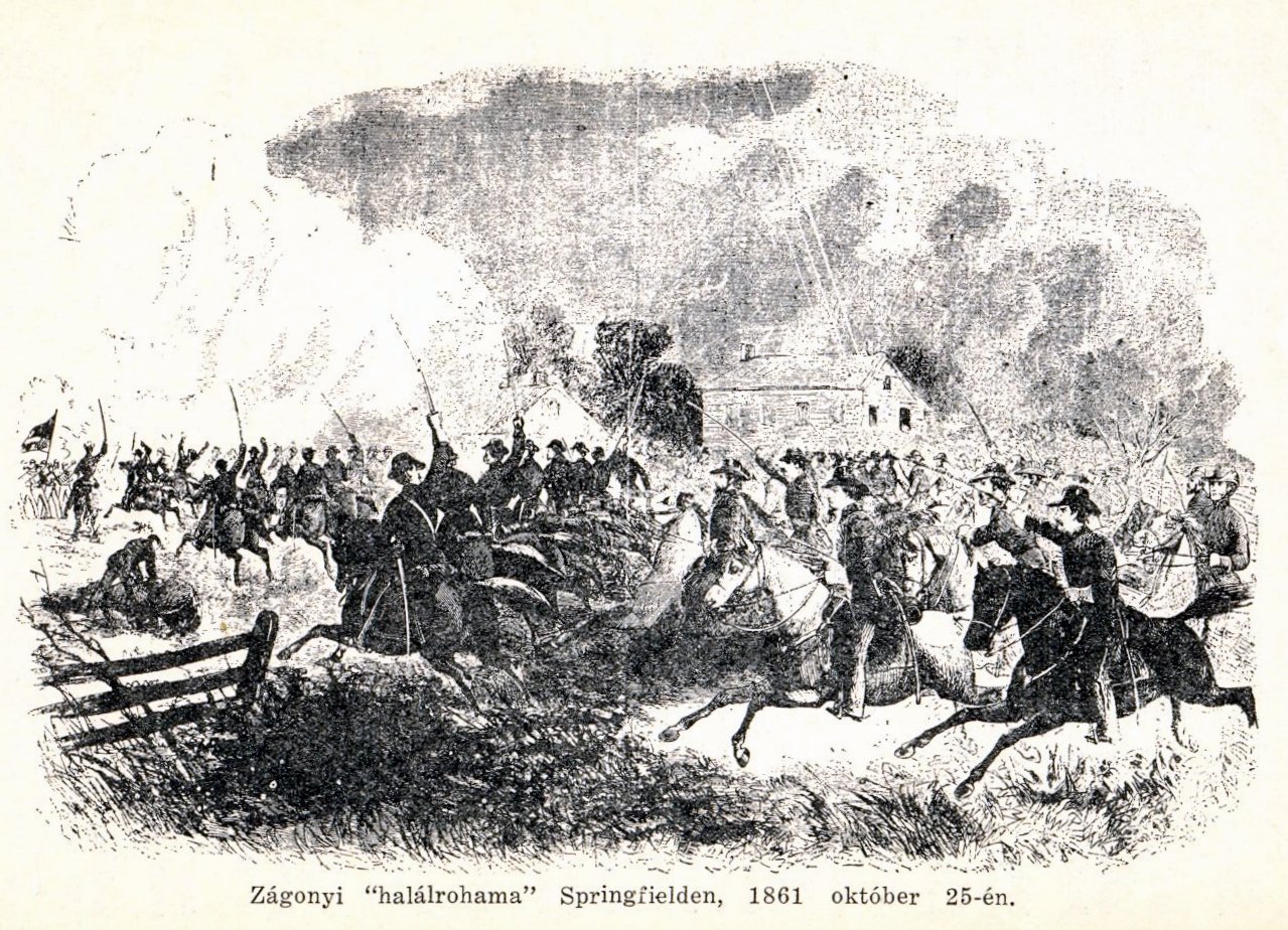 Zagony's "death attack" at Springfield, October 25, 1861.