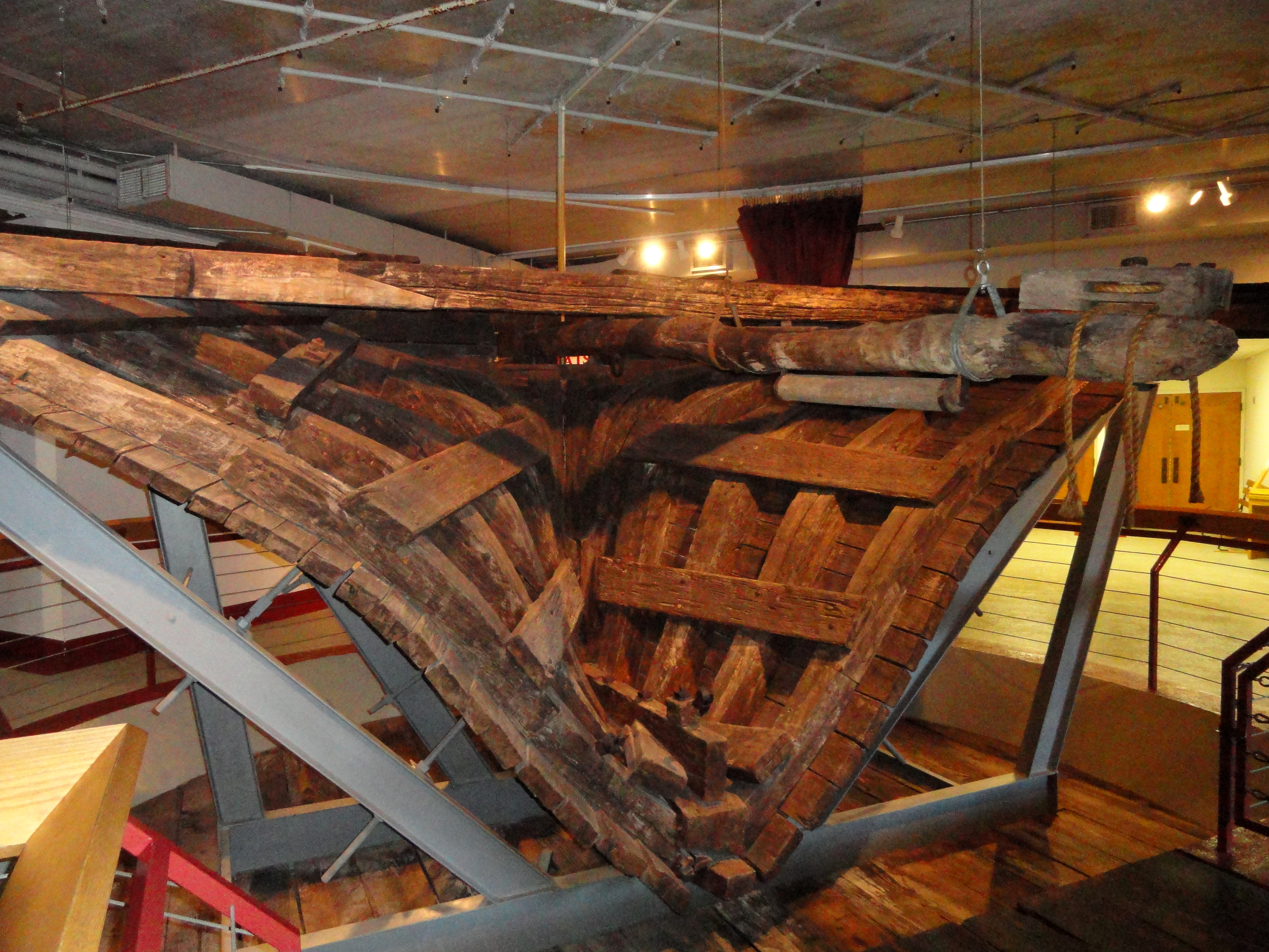 Arabia Steamboat Museum, 400 Grand Boulevard, Kansas City, Missouri, USA. The ship Arabia sank in the Missouri River on September 5, 1856, and was rediscovered in 1988. Photography was permitted in the museum without restriction.