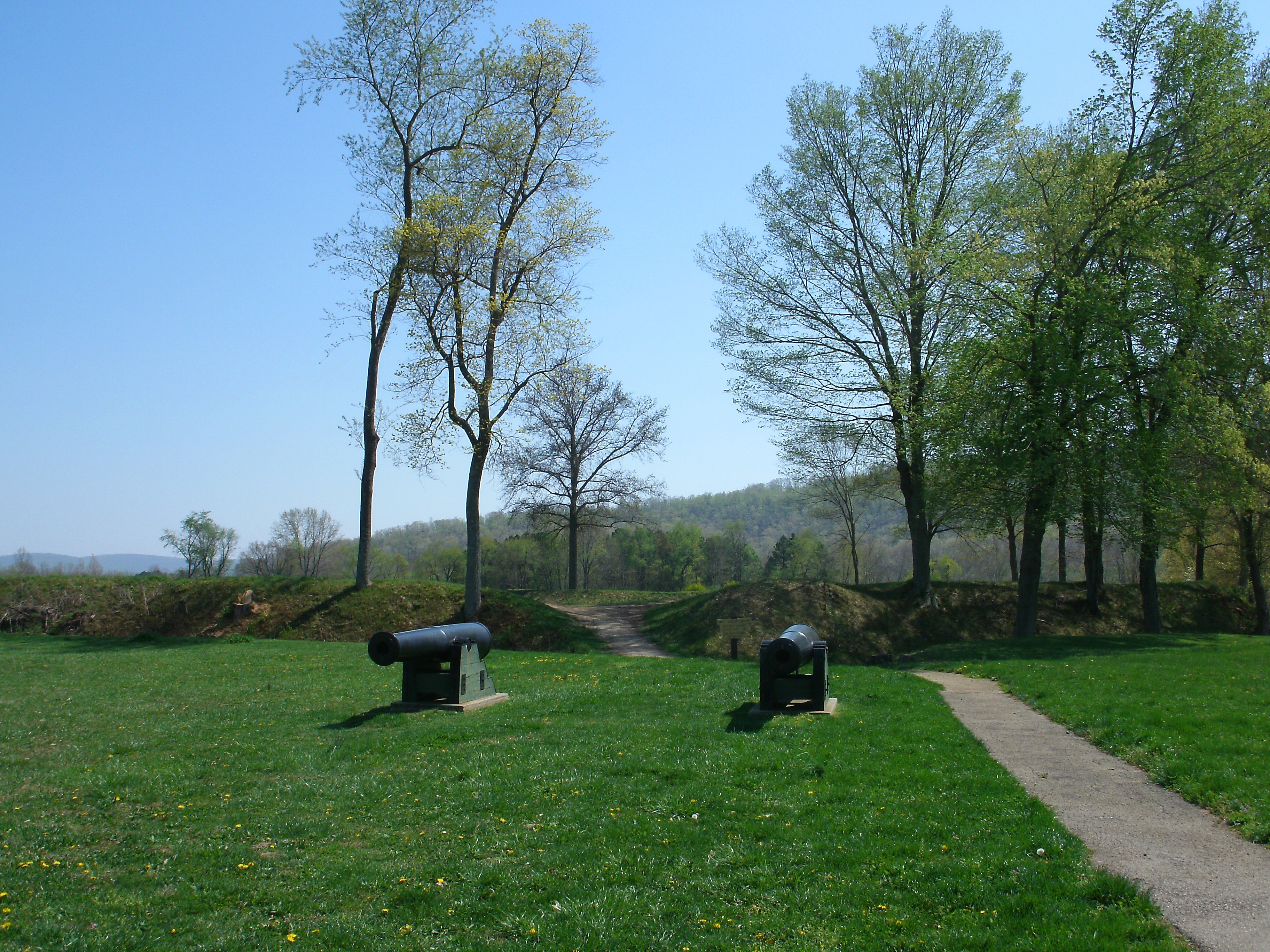 Fort Davidson historic site in Pilot Knob, Missouri
