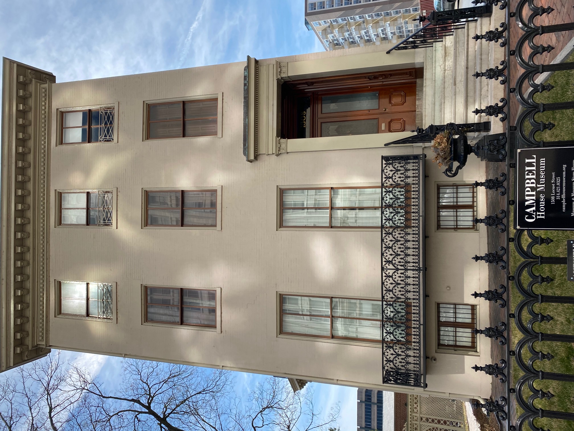 Campbell House on 1508 Locust St., Saint Louis, 27 Feb. 2021