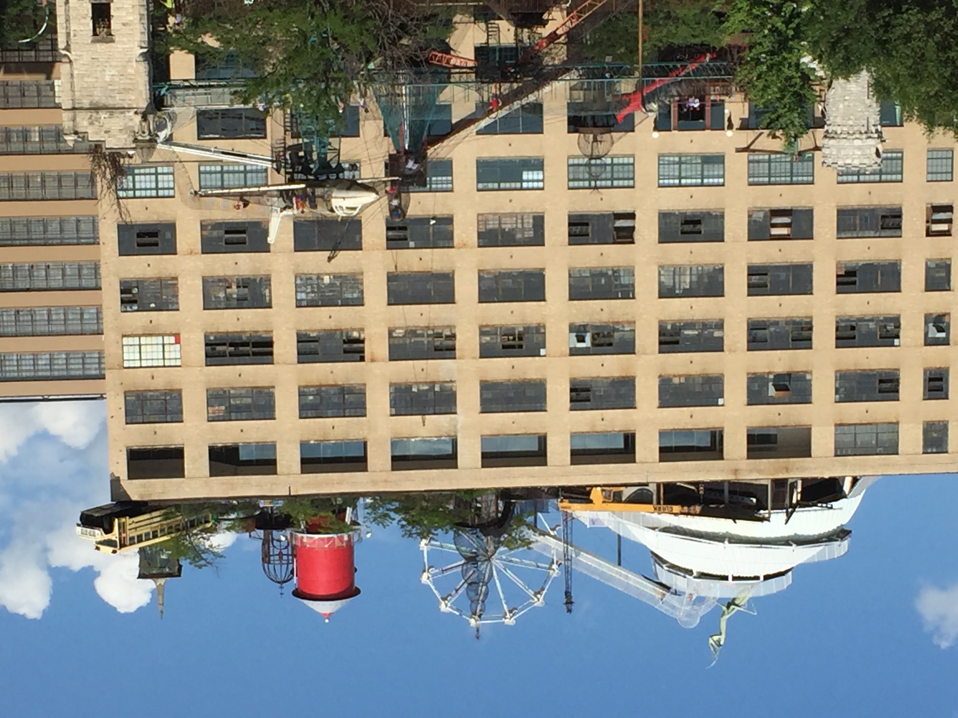The outside of the St. Louis City Museum building.