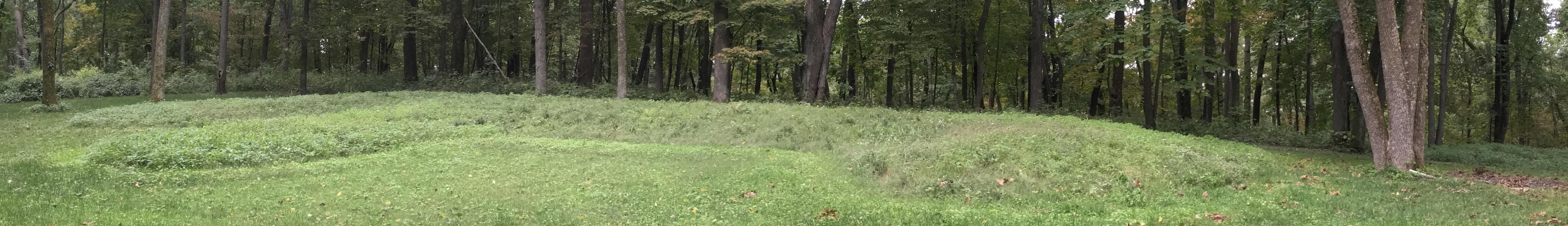 A bear mound at Effigy Mounds National Monument. The only National Monument in Iowa.