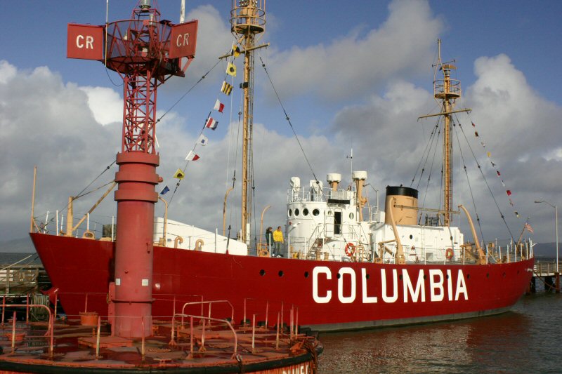 The Lightship Columbia (WLV-604) is a United States National Historic Landmark. It is presently docked in Astoria, Oregon.