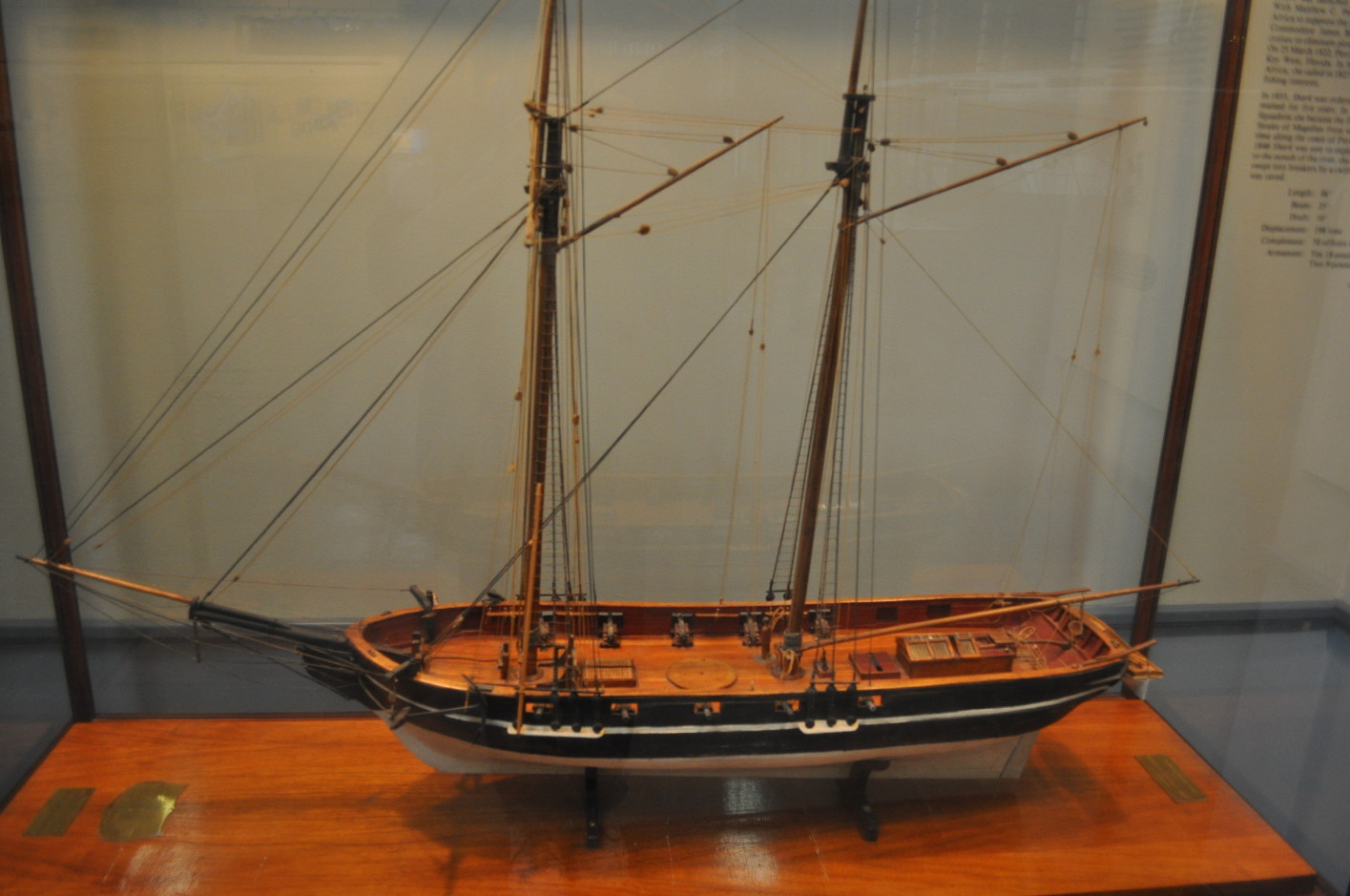 Model of the USS Shark in the U.S. Navy Museum