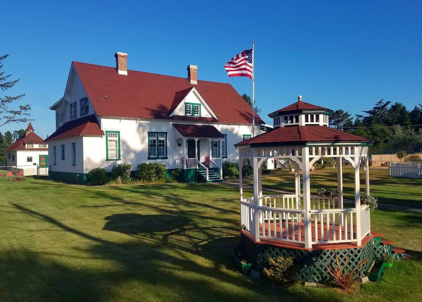 A photograph of the historic Klipsan Beach Life Saving Station, which was later converted into the #309 Coast Guard Station.