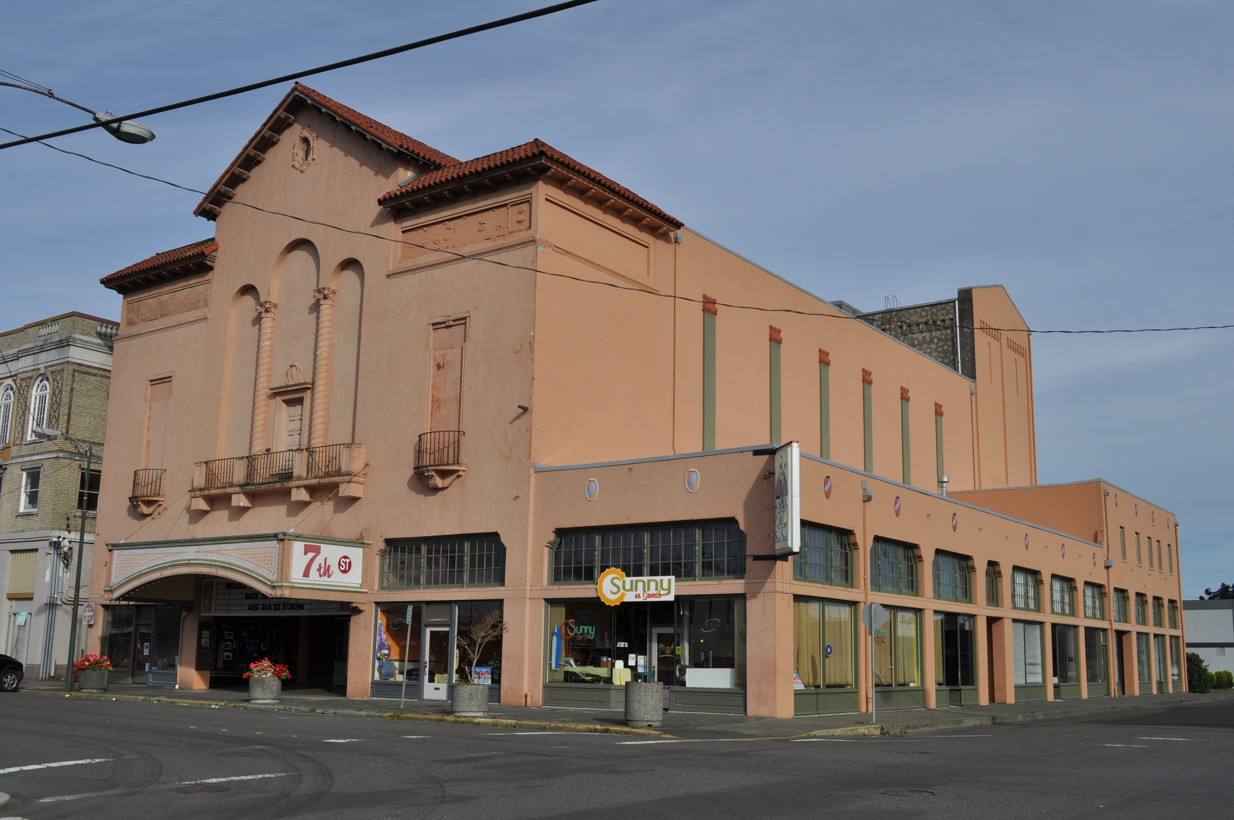 7th Street Theatre, Hoquiam, Washington, USA.