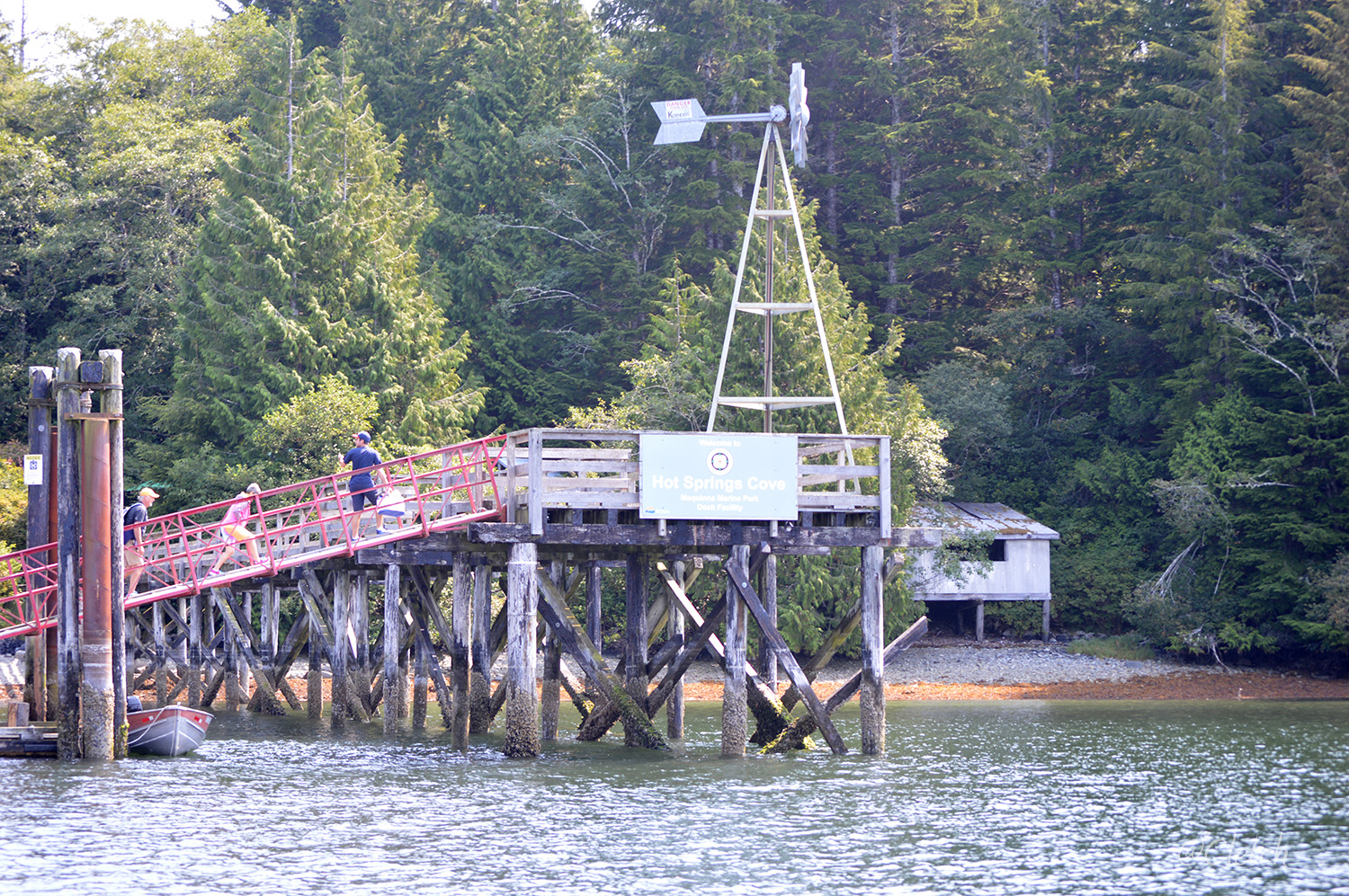 Dock at Maquinna Marine Provincial Park