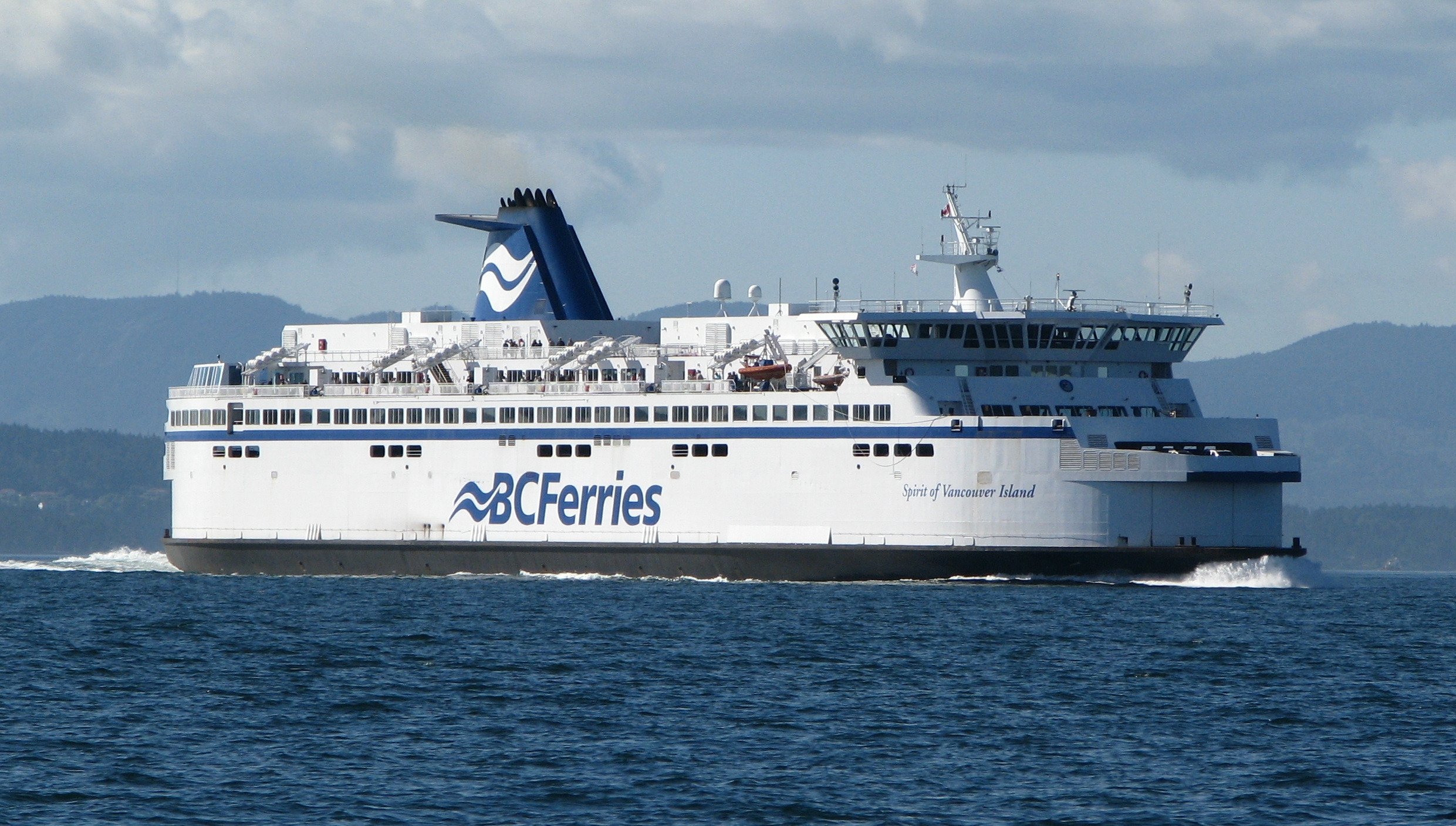 BC Ferries, MV Spirit of Vancouver Island en route from Victoria to Vancouver.