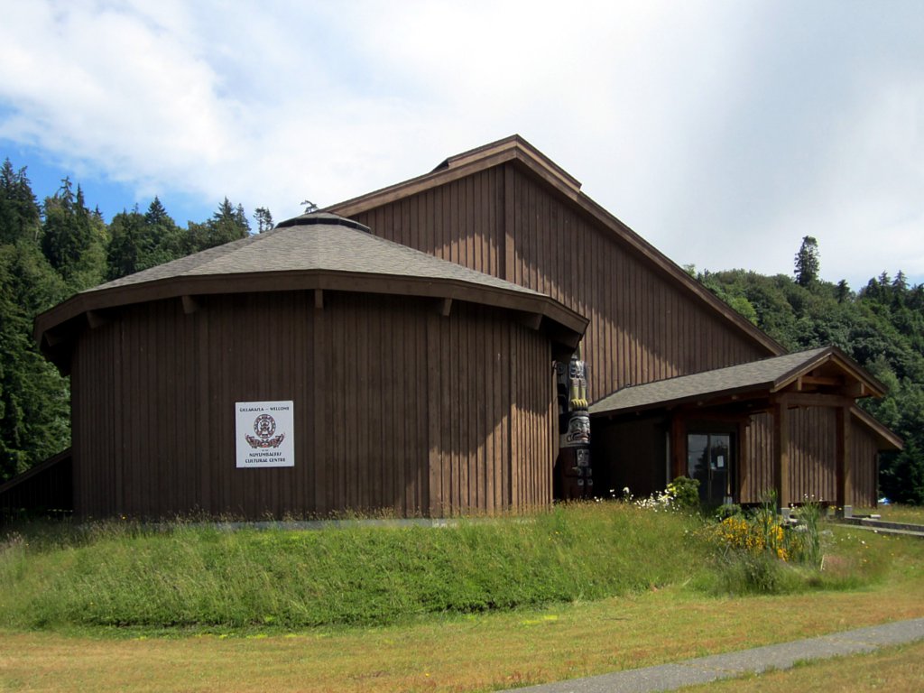 The Nuyumbalees Cultural Centre on Quadra Island.