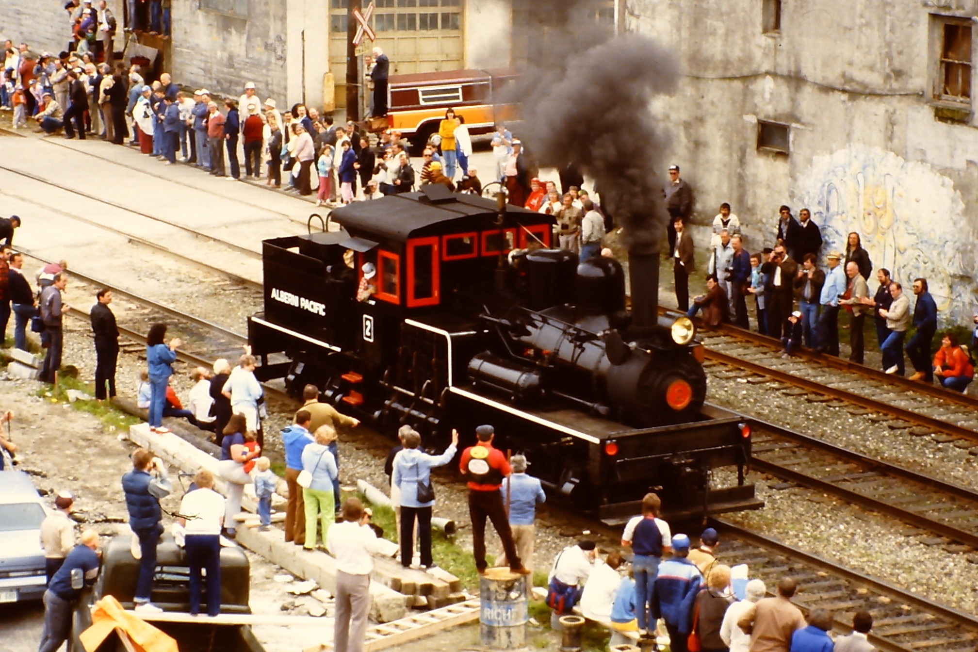 Albereni Pacific Nummer 2 auf der SteamExpo 86 in Vancouver