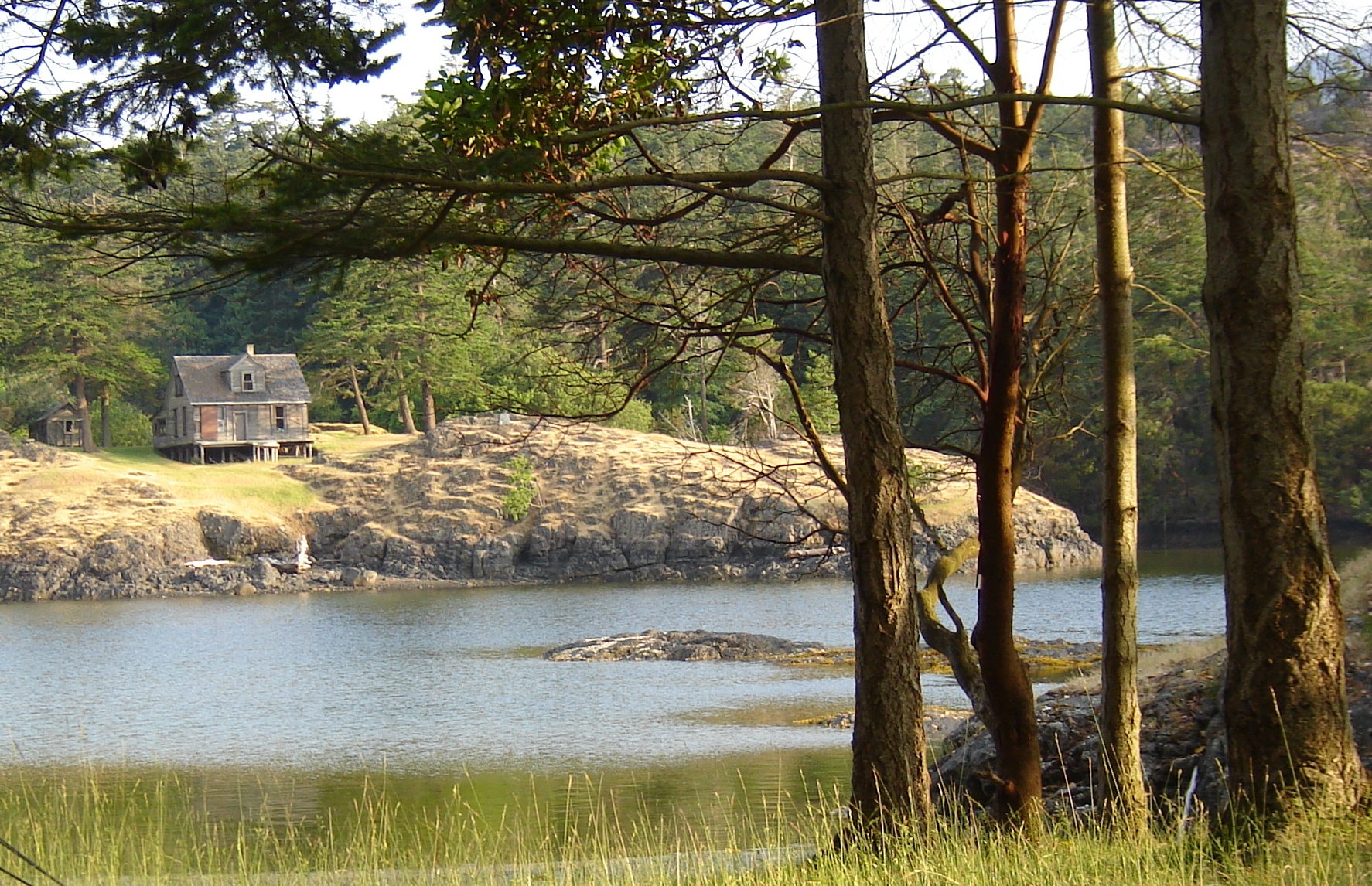 Homestead on Jedediah Island in Home Bay
