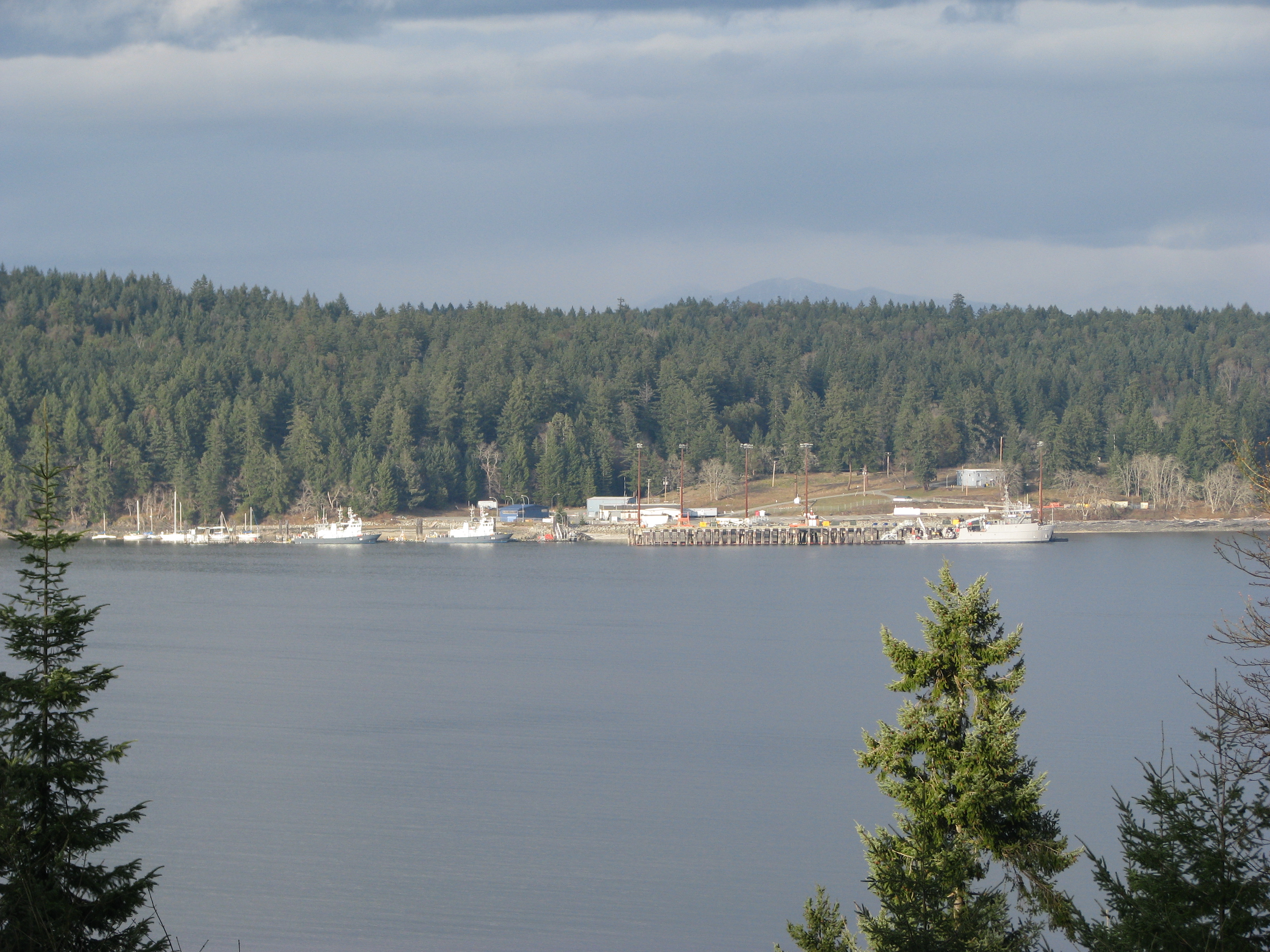 Canadian Forces Maritime Experimental Test Range(CFMETR) base at Nanoose Bay, British Columbia.