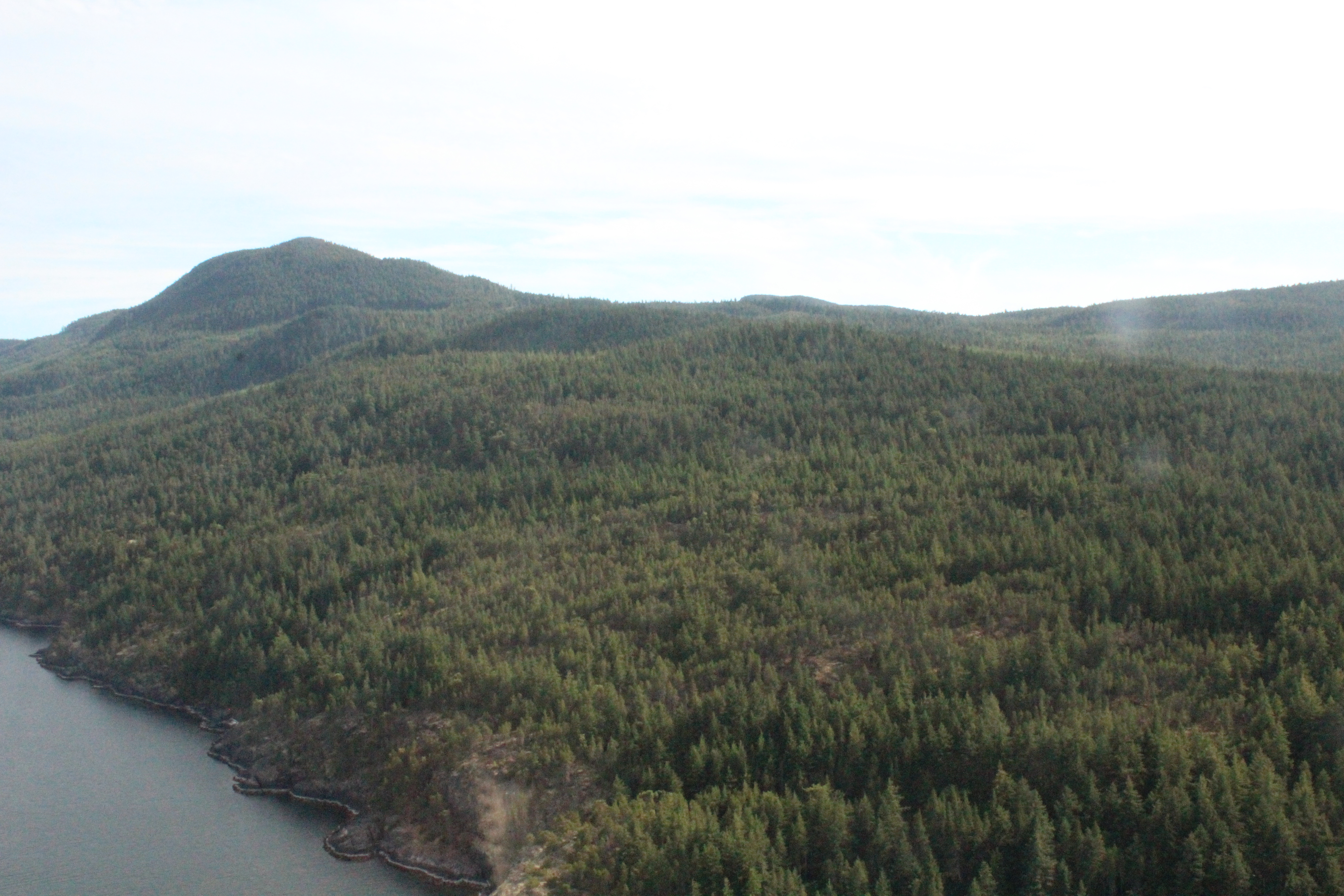 Texada Island from a floatplane