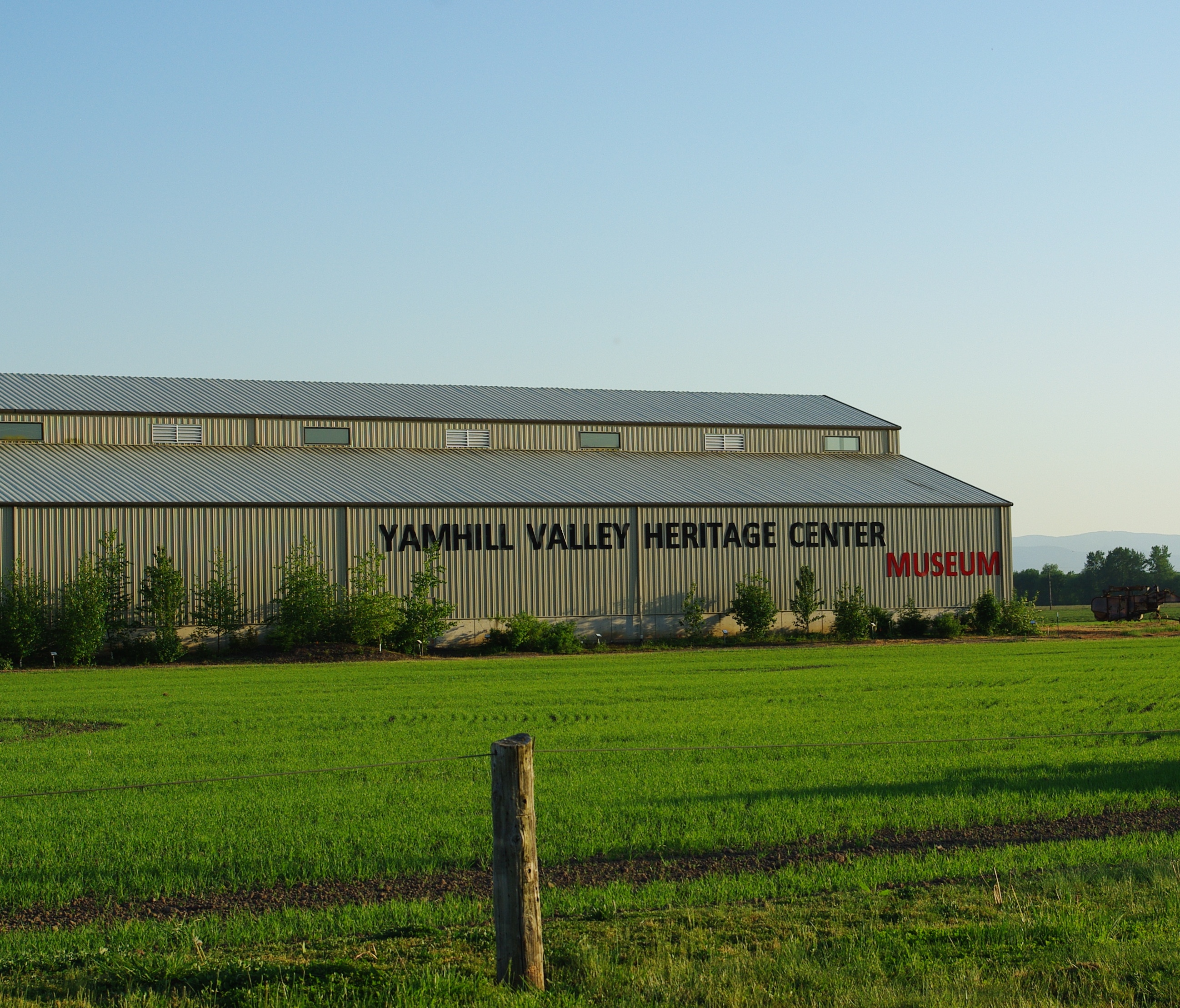 Yamhill Valley Heritage Center (museum) on OR18 in w:McMinnville, Oregon.