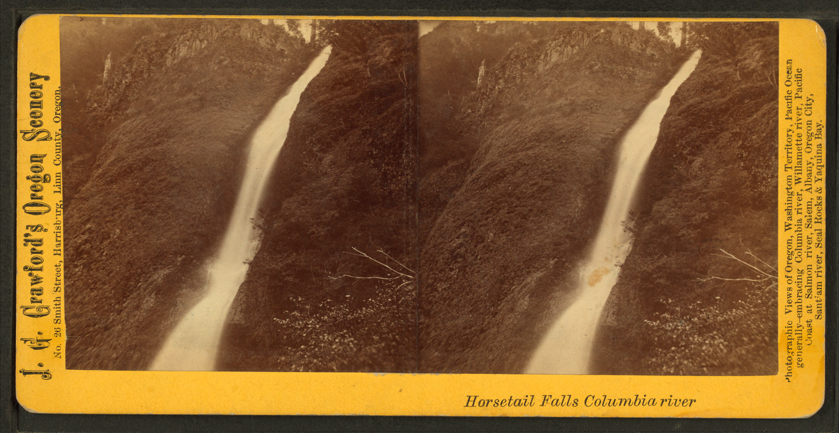 Horsetail Falls. Columbia River, from Robert N. Dennis collection of stereoscopic views.png