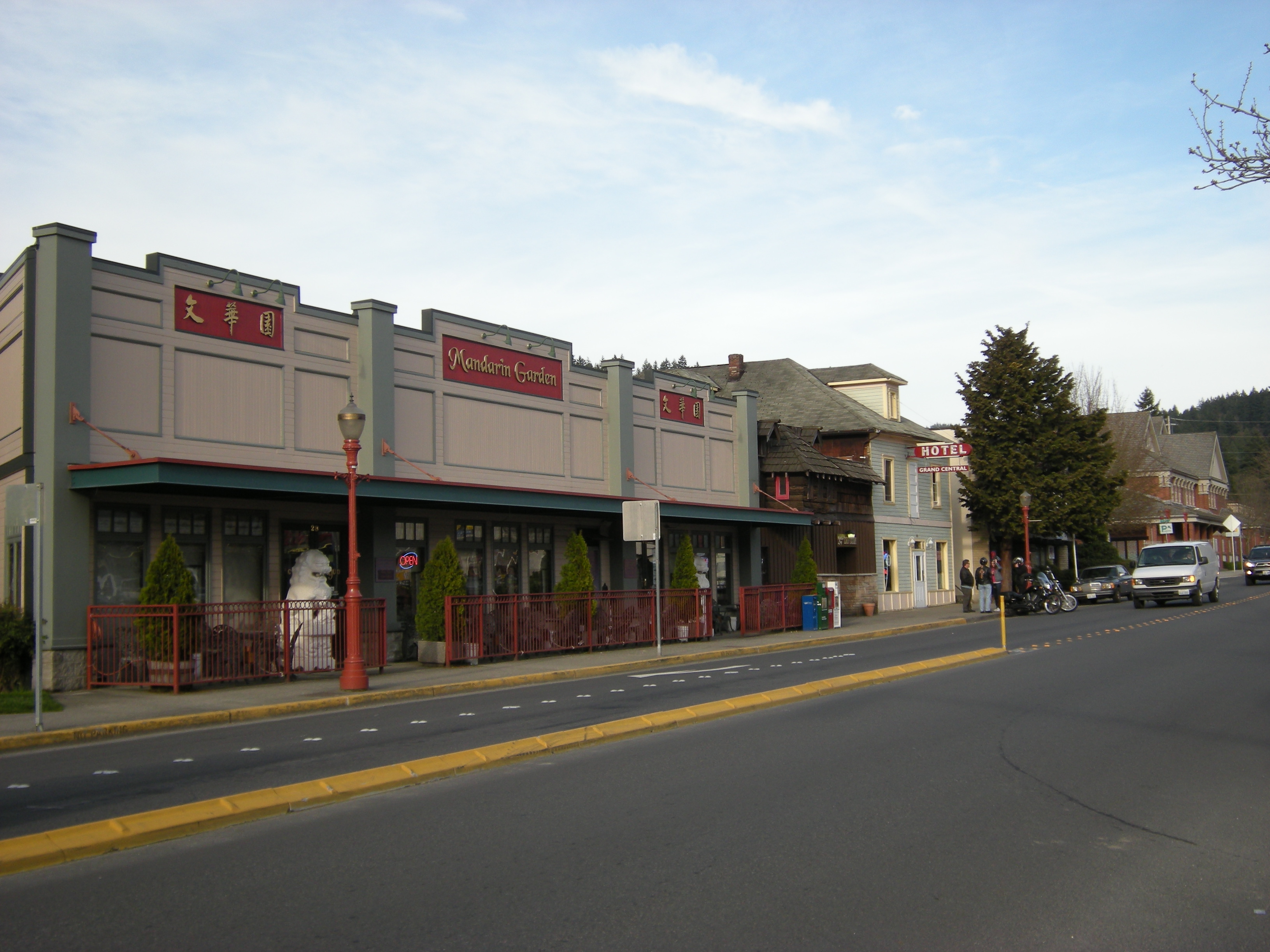 Shops on Sunset Way, Issaquah, Washington.