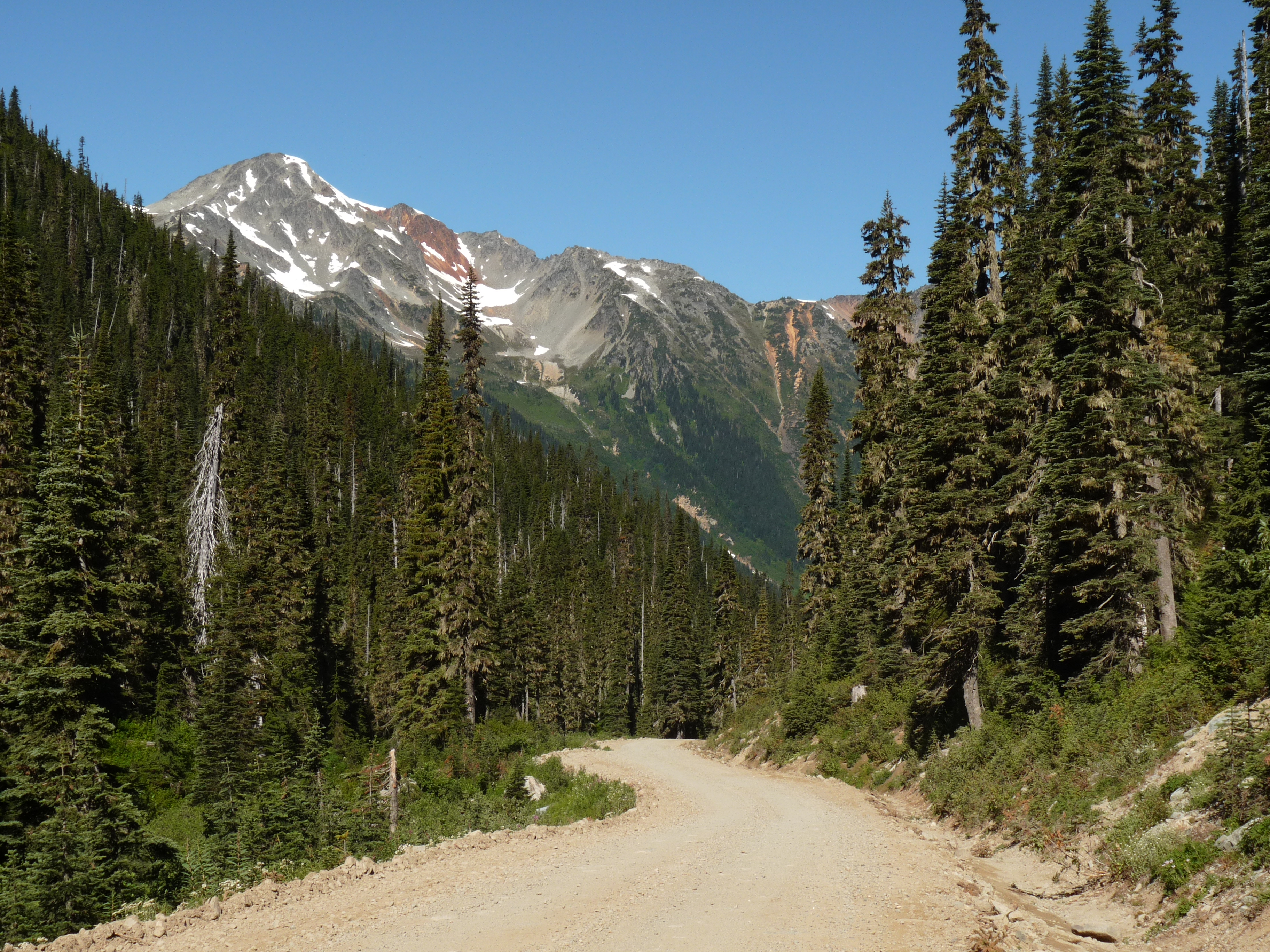 The Hurley Forest Service Road between Pemberton and Gold Bridge