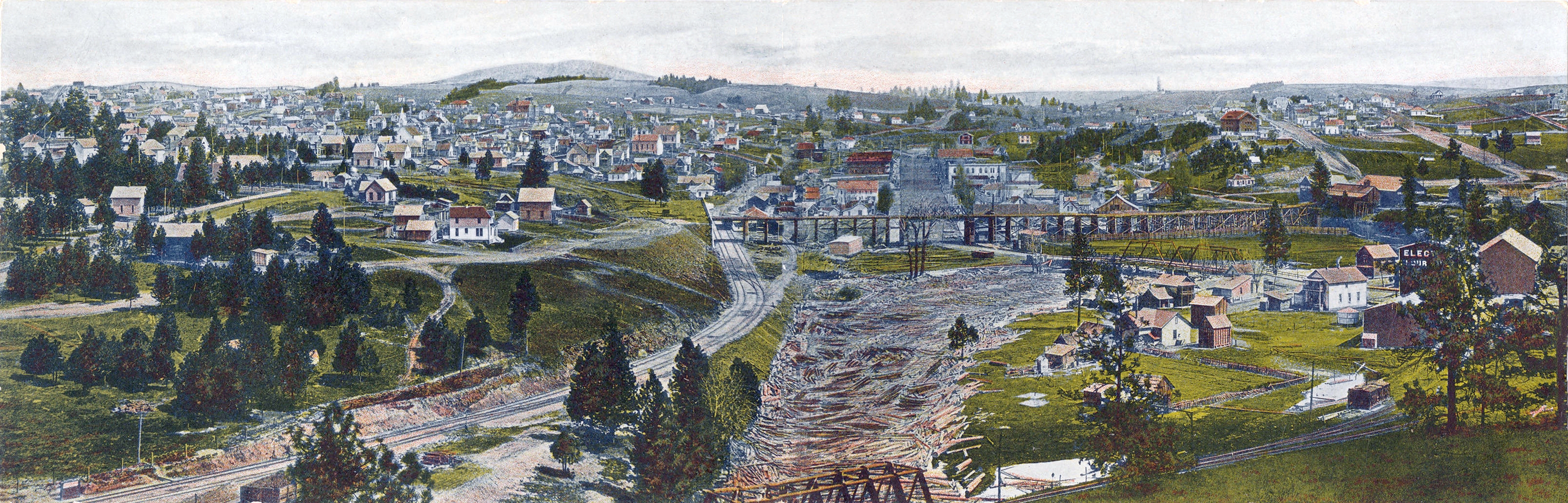 Panorama of Palouse, Washington.