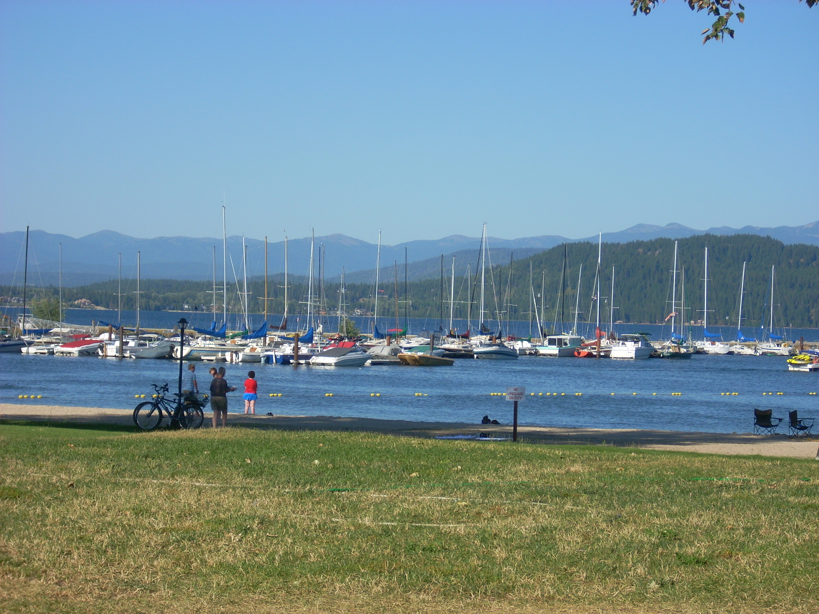 Windbag Marina. One of many marinas in Sandpoint, Windbag is located adjacent to City Beach, and offers boat moorage and rentals.
Sandpoint, Idaho., Sandpoint.