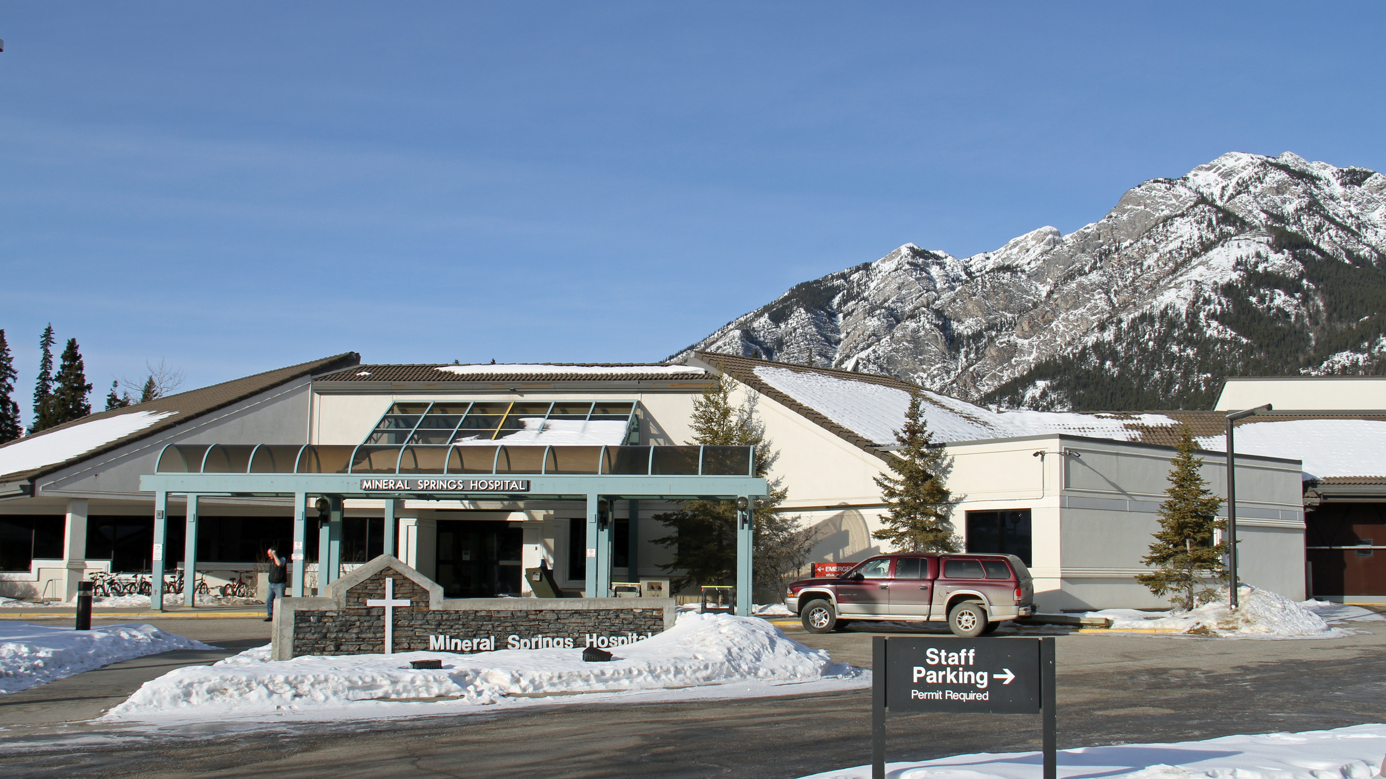 Banff - Mineral Springs Hospital in February